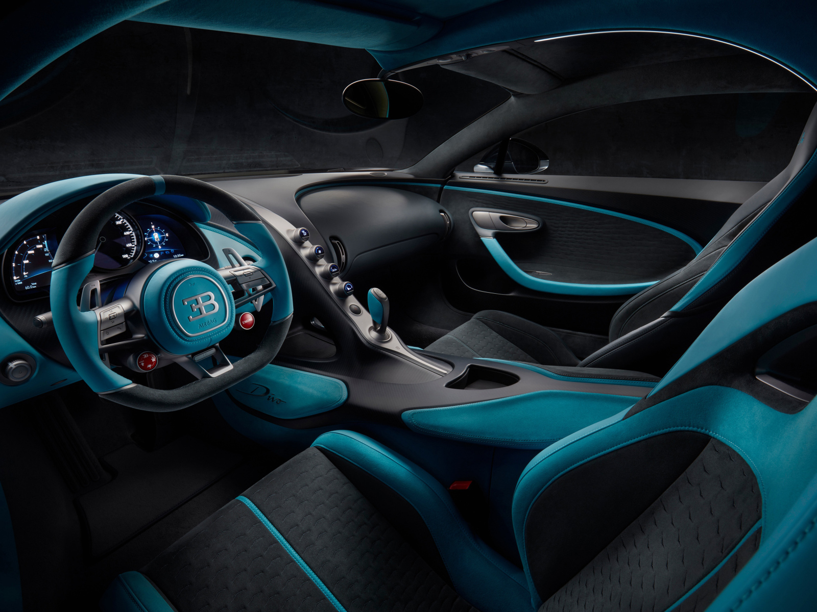 Кожаный салон автомобиля  Bugatti Divo, 2019 года
