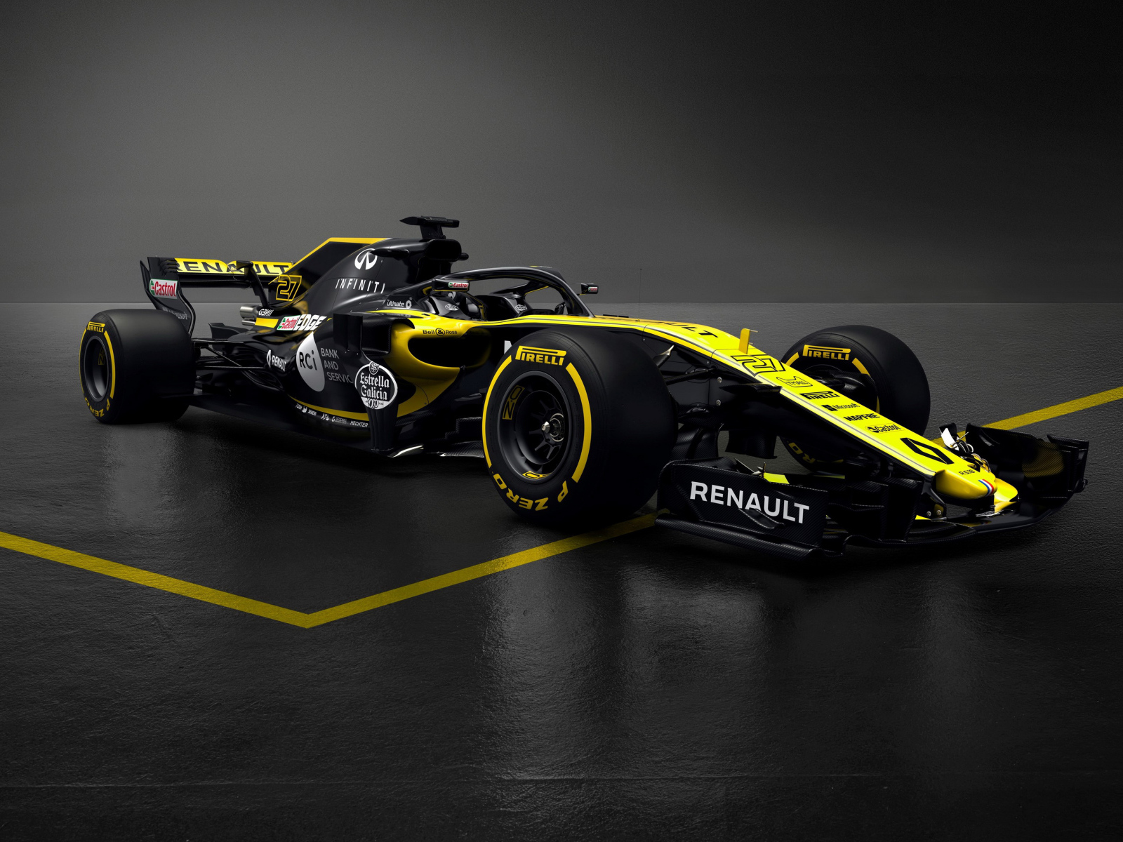 Гоночный автомобиль Renault RS18 F1, 2018