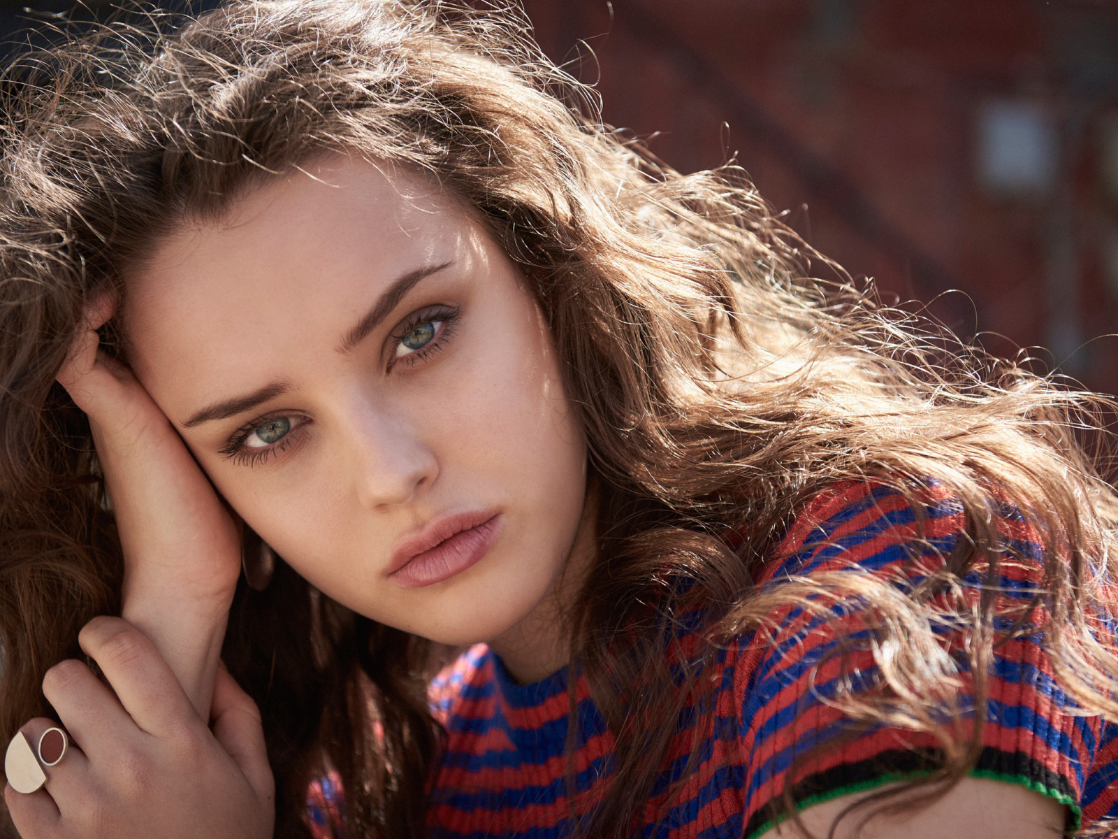 Нежная шатенка, актриса Кэтрин Лэнгфорд