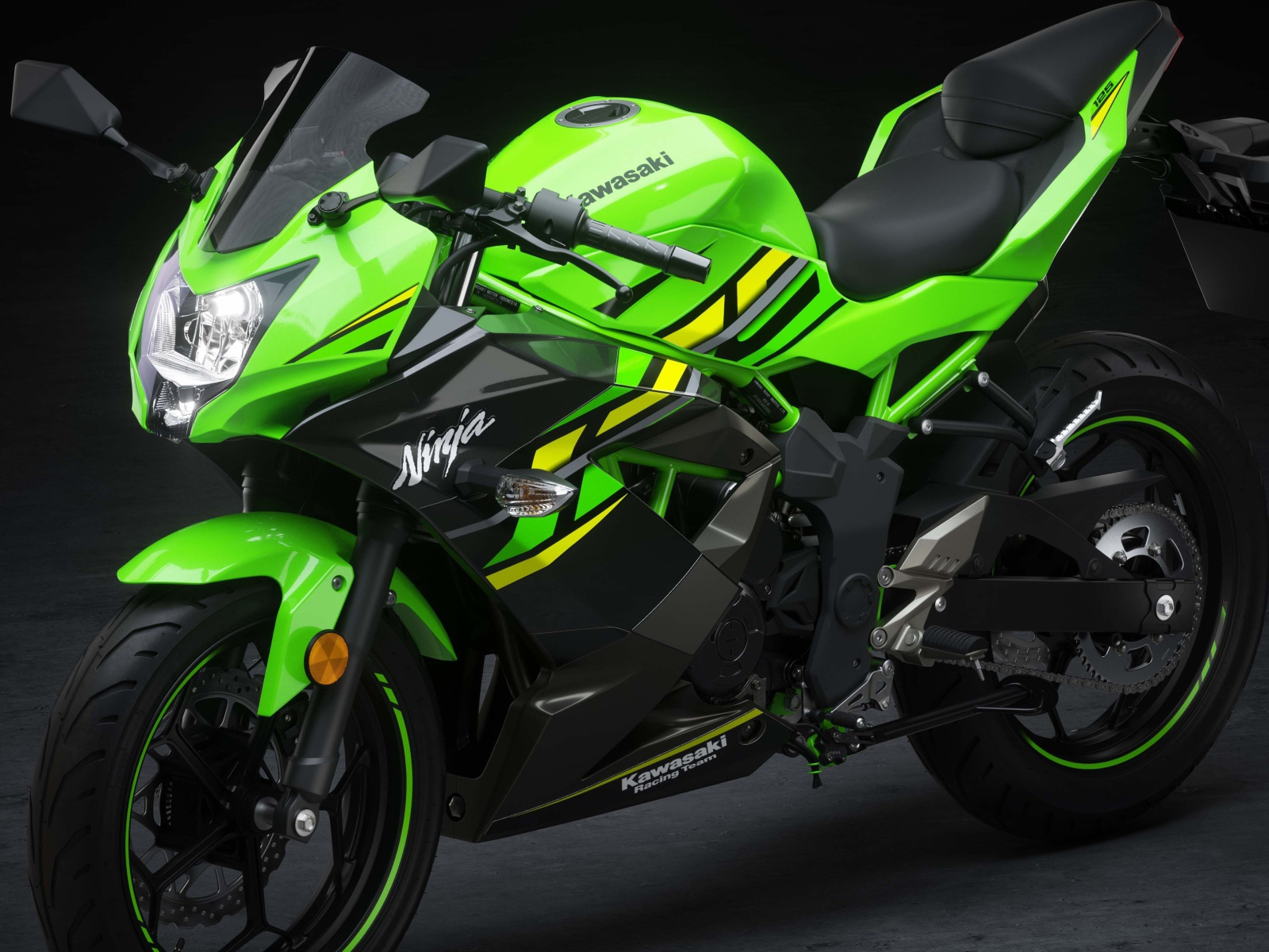 Новый мотоцикл Kawasaki Ninja 125, 2019 года