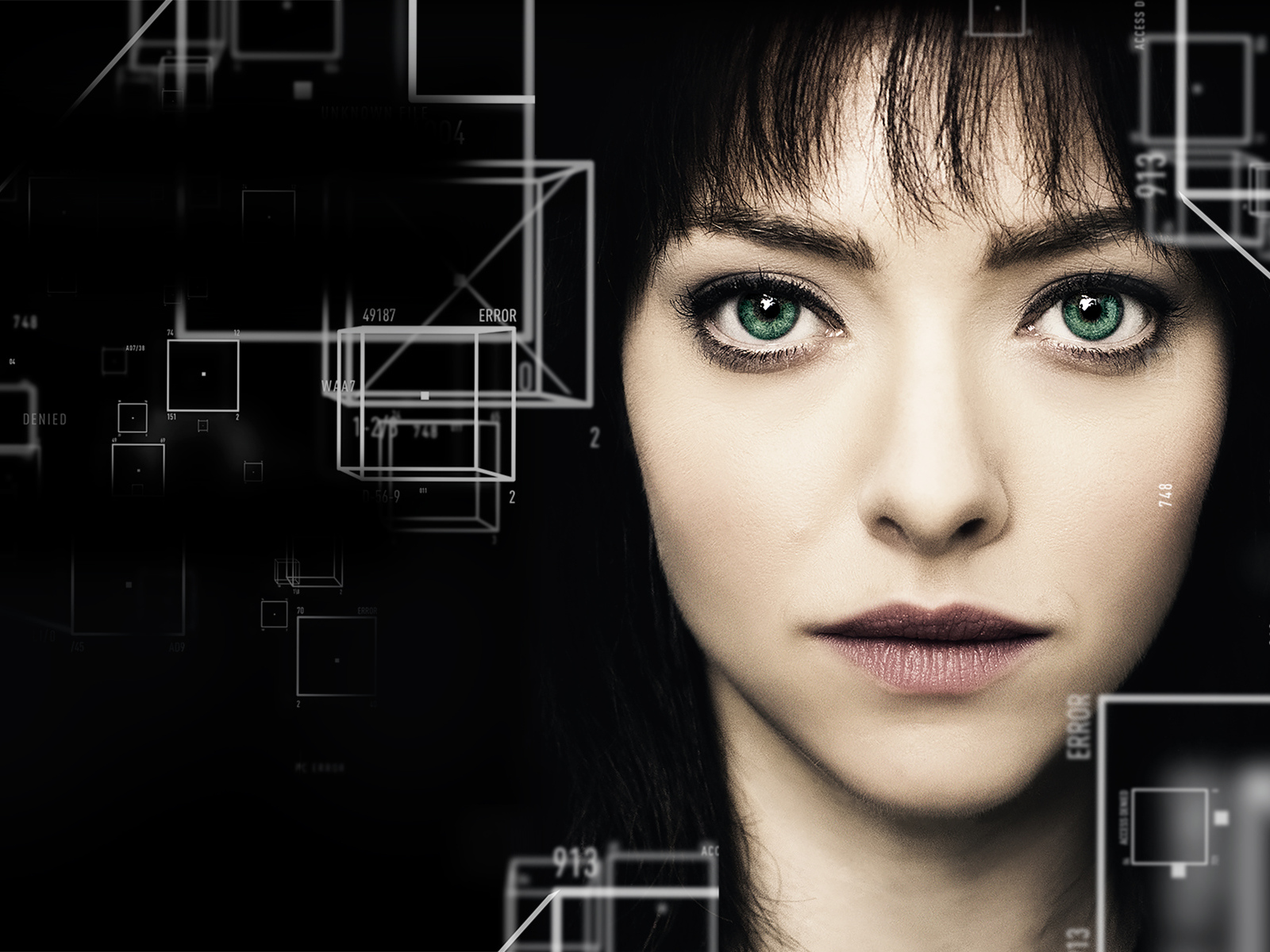 Актриса Аманда Сейфрид в фильме Анон, 2018