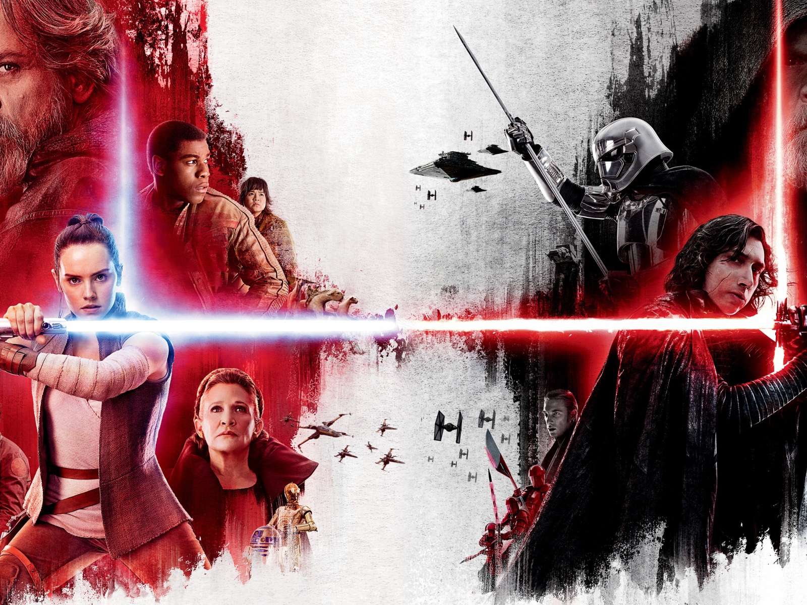 Главные герои фильма Звёздные войны. Последние джедаи