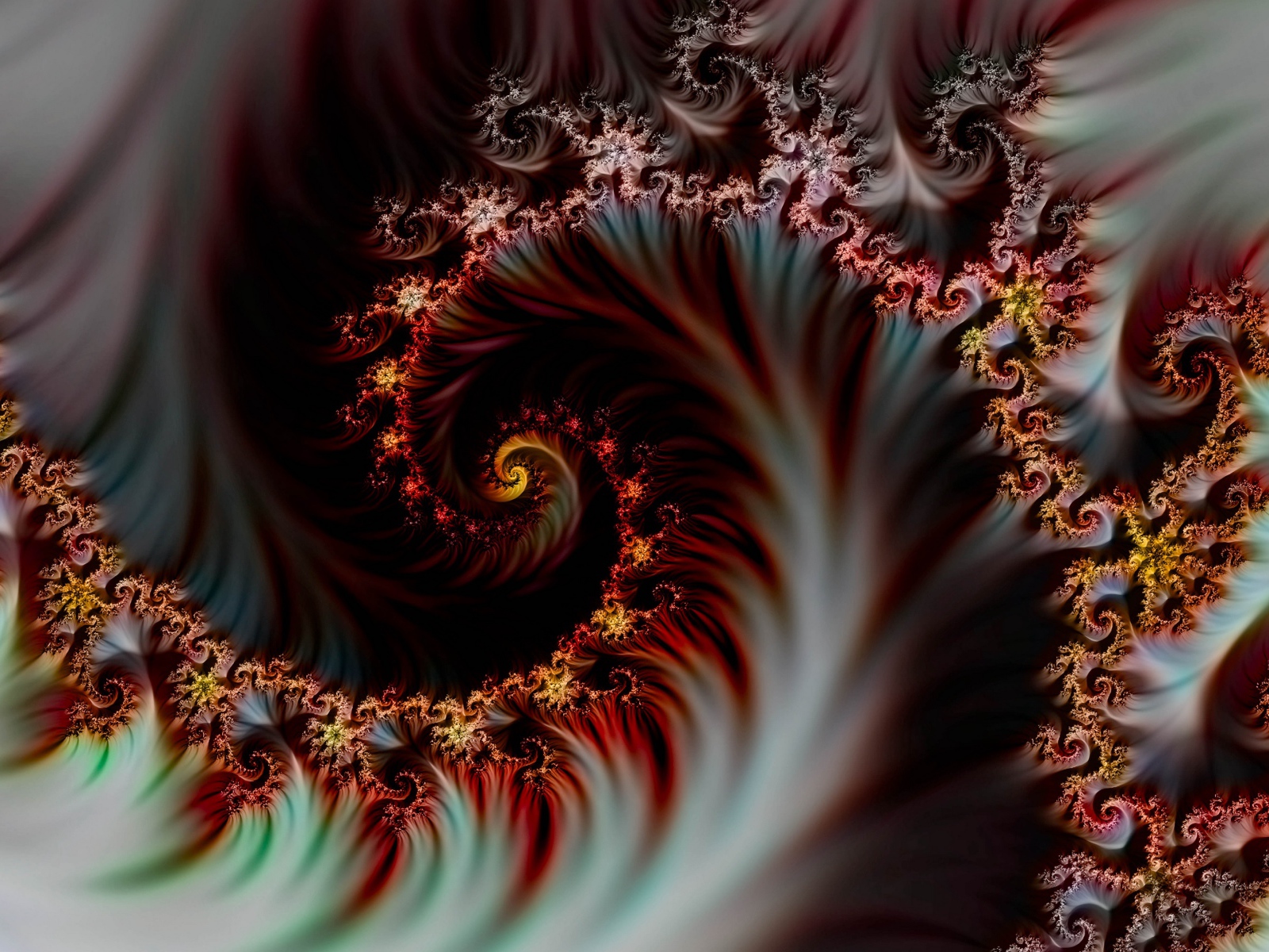 Красивый абстрактный коричневый волнистый рисунок