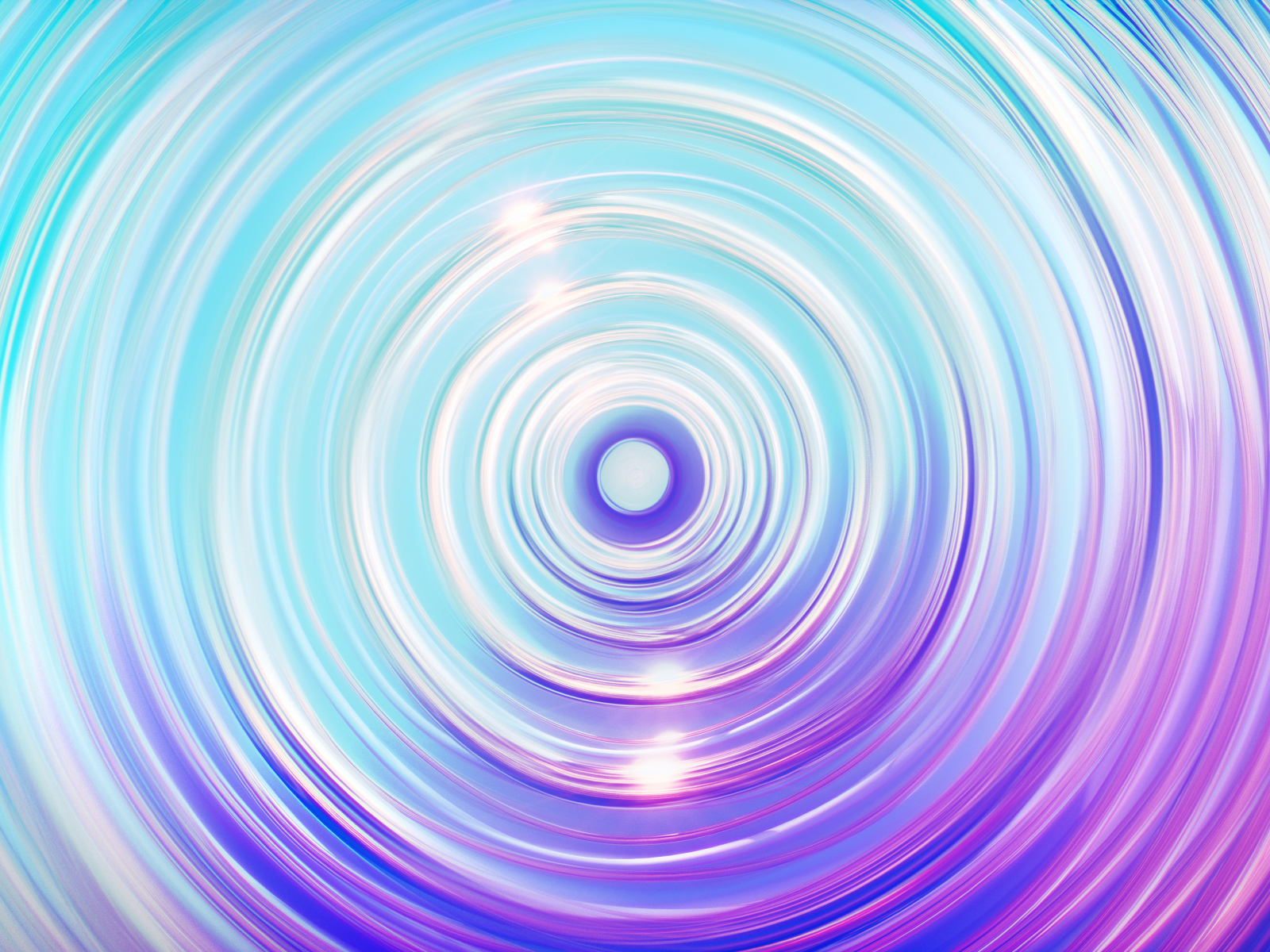 Абстрактные неоновые волны в воронке