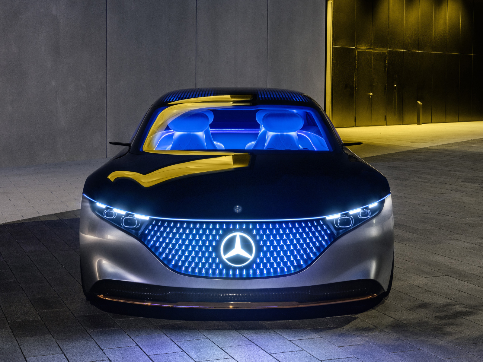Электрический автомобиль Mercedes-Benz Vision EQS 2019 года 