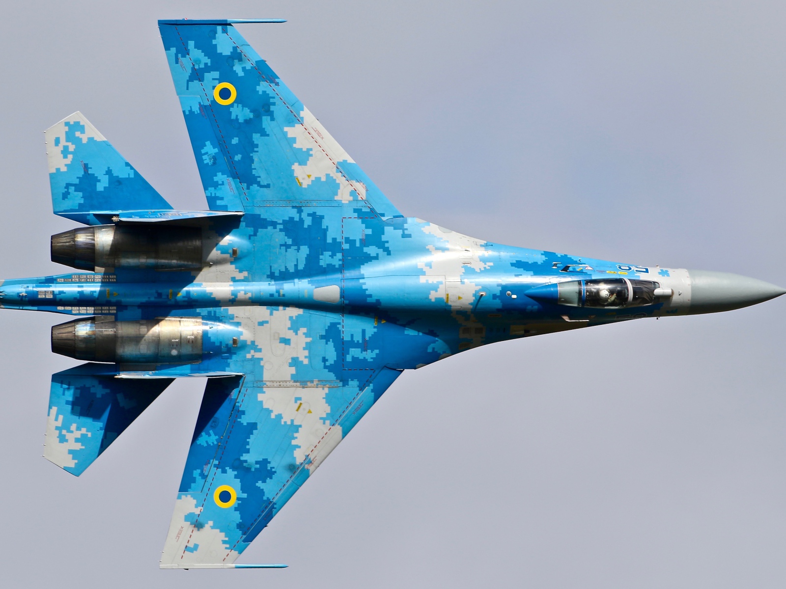 Реактивный Истребитель  Су-27 сухой