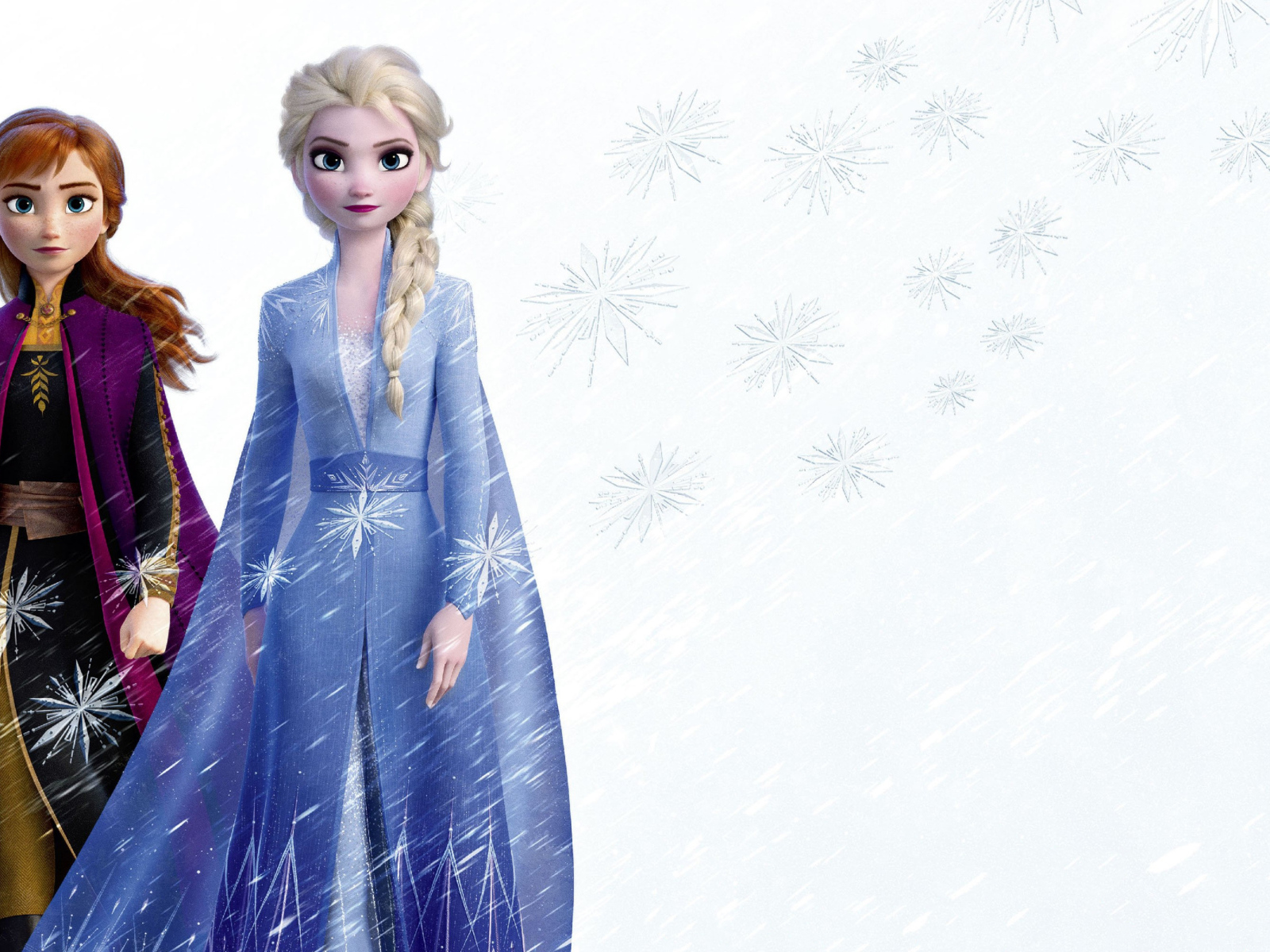 Анна и Эльза персонажи мультфильма Холодное сердце 2