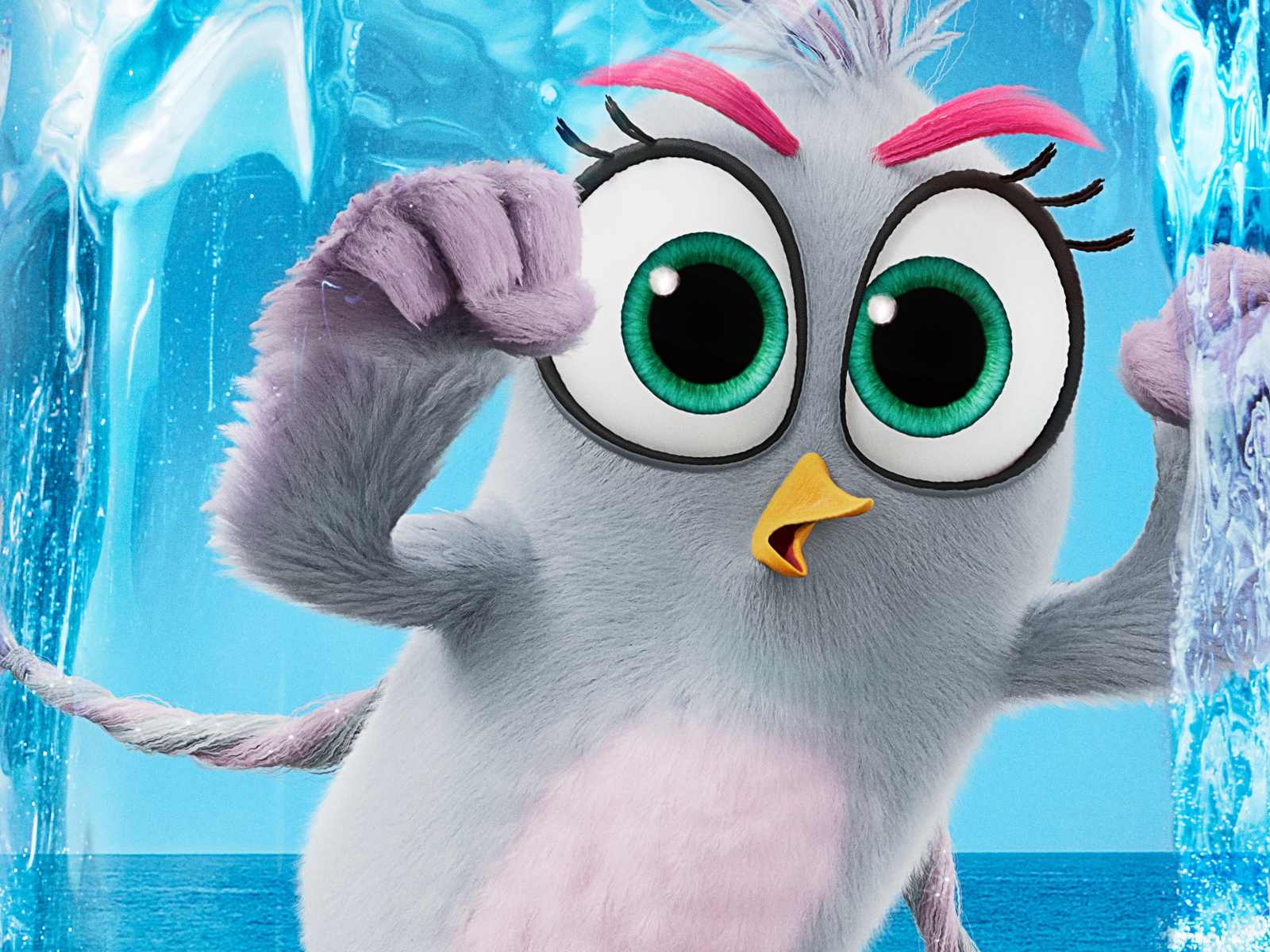 Птица персонаж нового мультфильма Angry Birds в кино 2, 2019 года