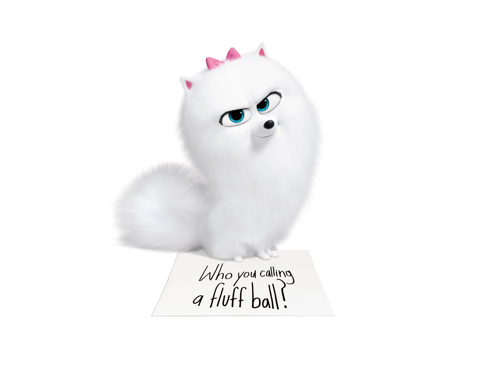Pomeranian Spitz Gidget cartoon The Secret Life of Pets 2, 2019