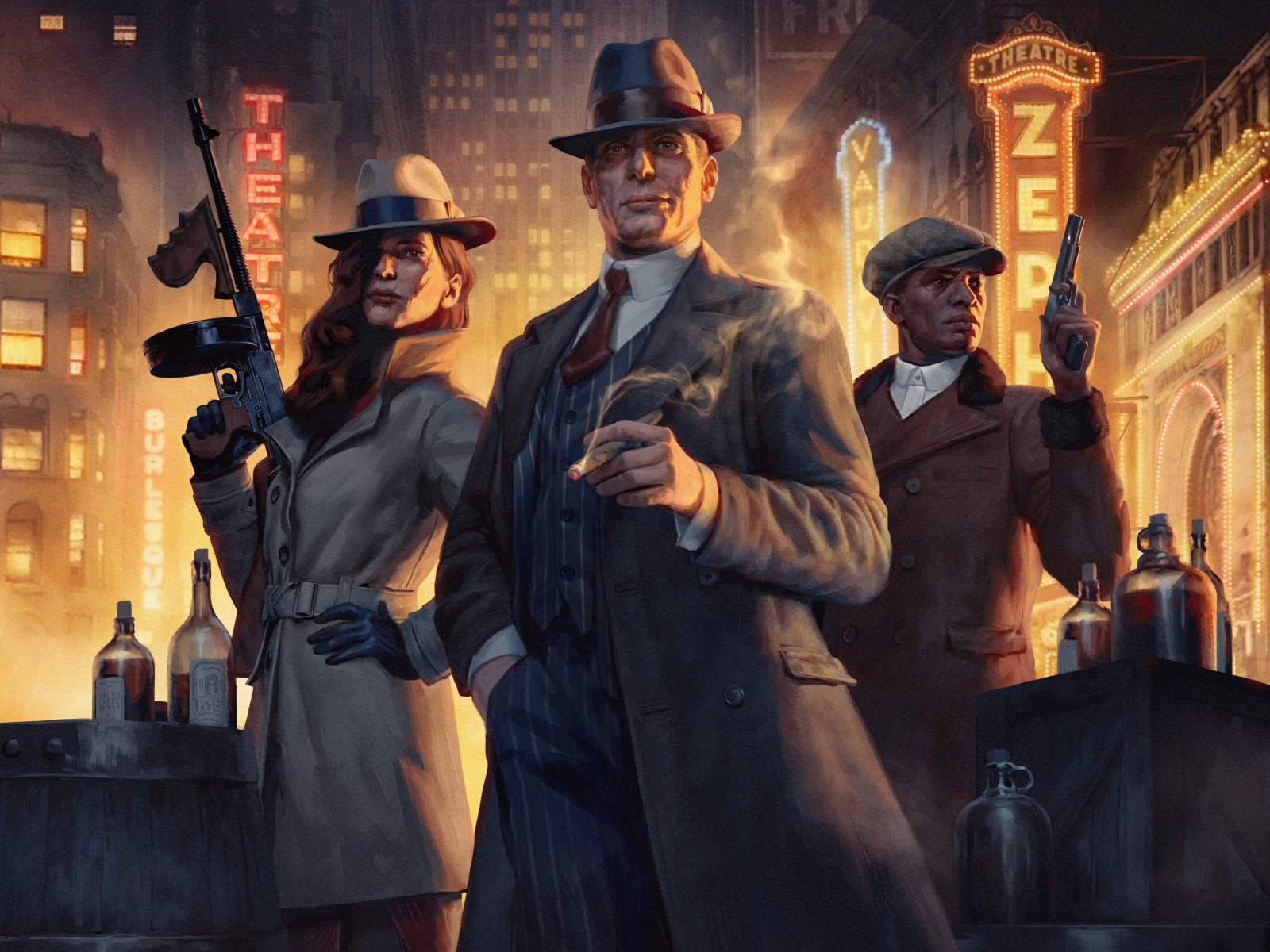 Компьютерная игра стратегия Empire of Sin 2019 года