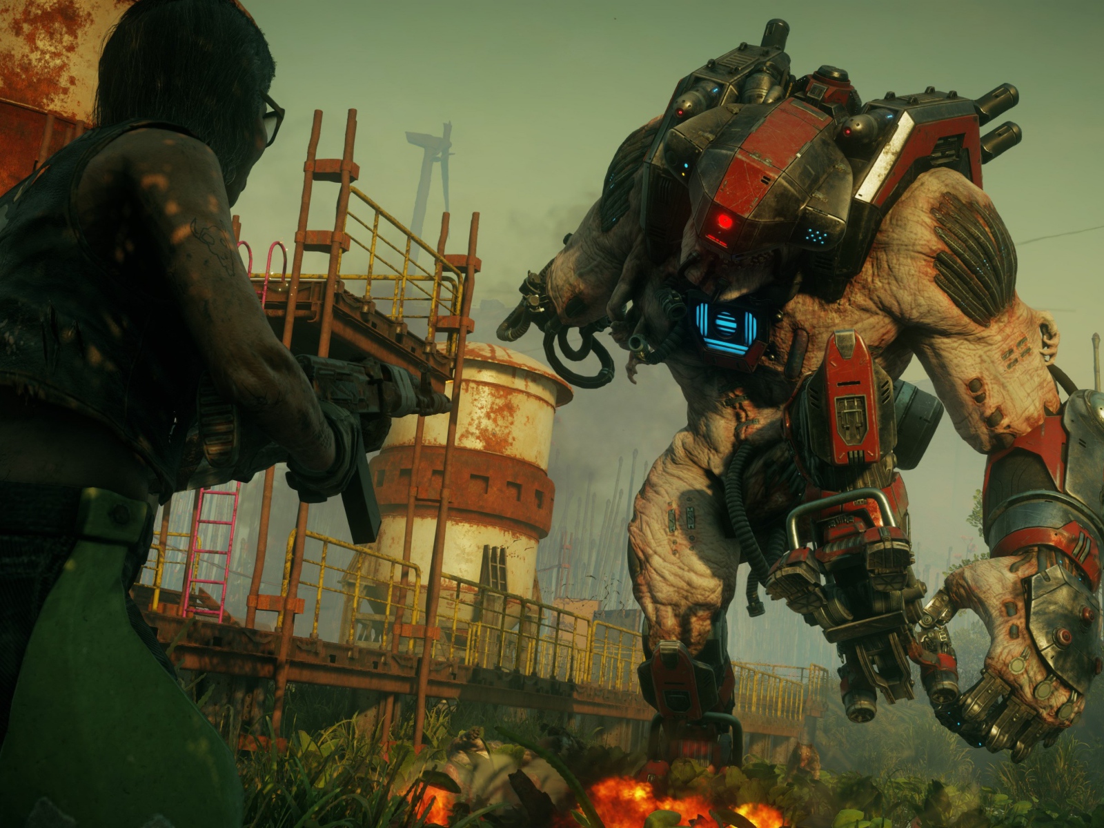 Кадр новой компьютерной игры Rage 2, 2019 года