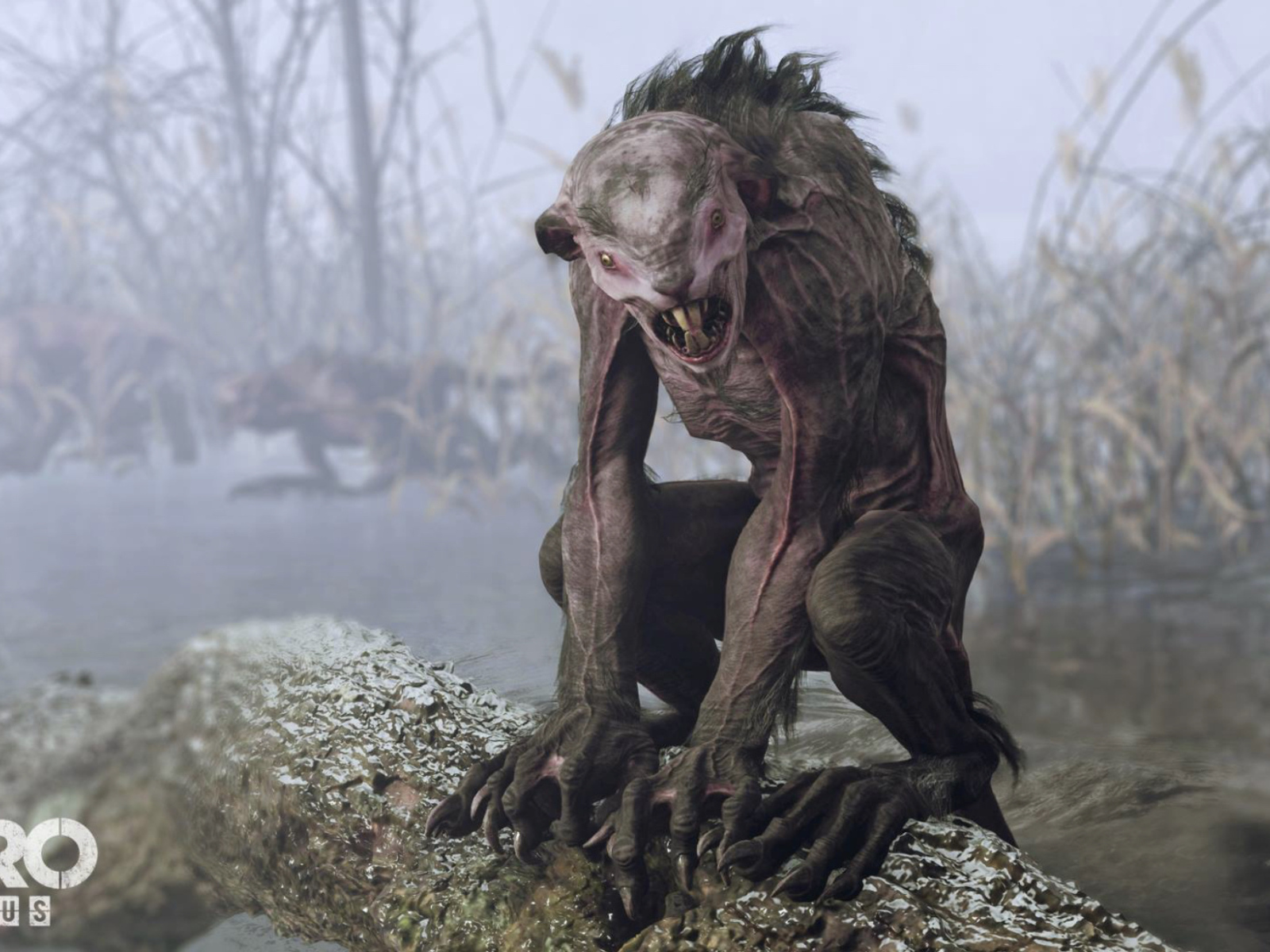 Монстр из компьютерной игры Metro Exodus, 2019 года