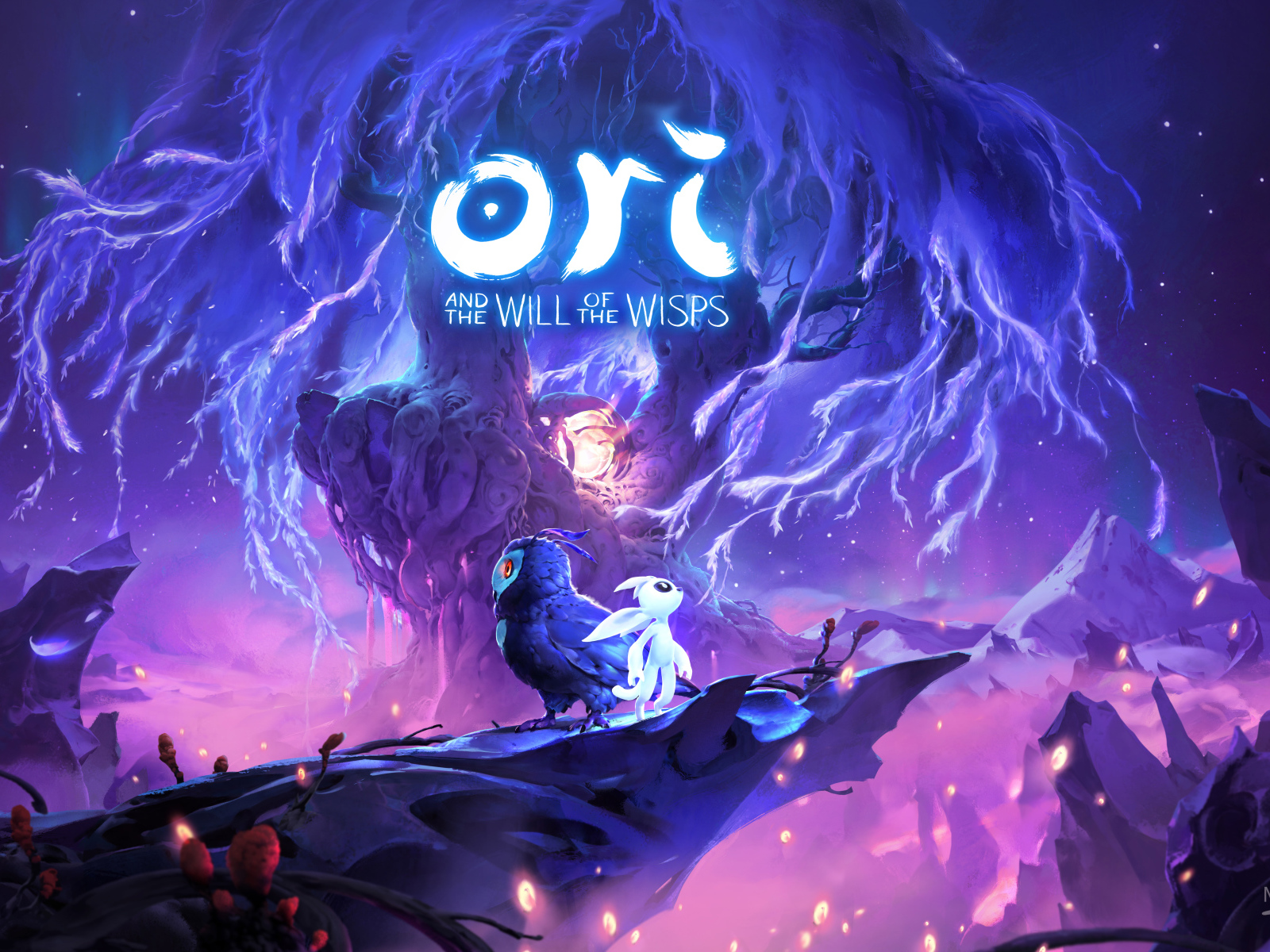 Постер новой видеоигры Ori and the Will of the Wisps, 2019 года