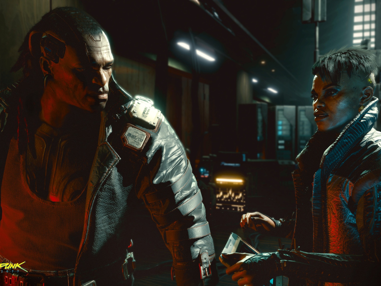 Скриншот новой компьютерной игры Cyberpunk 2077