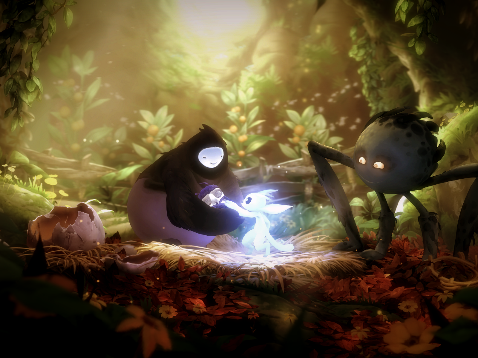 Скриншот новой видеоигры Ori and the Will of the Wisps, 2019 года