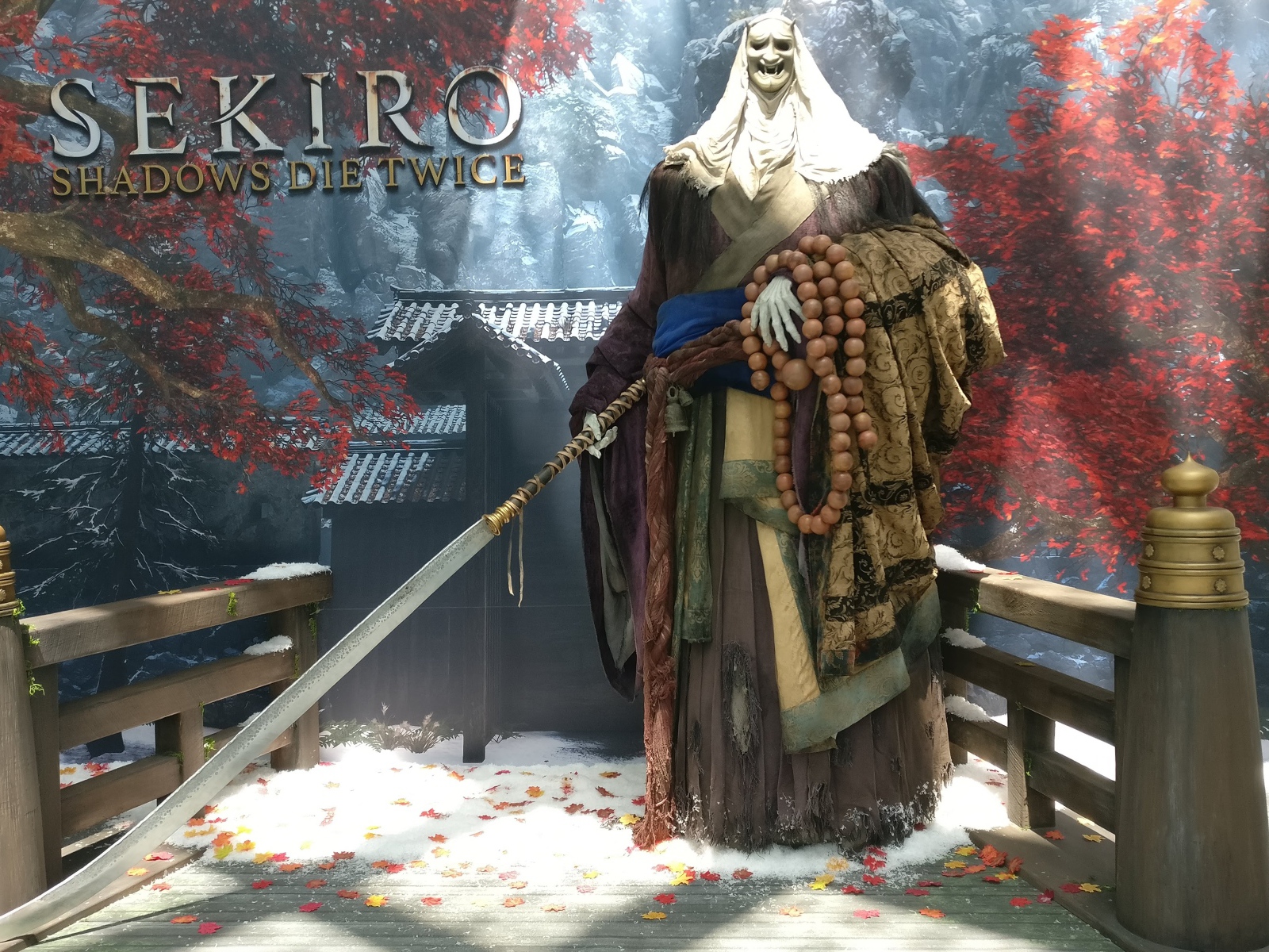 Sekiro game poster. Shadows Die Twice, 2019  