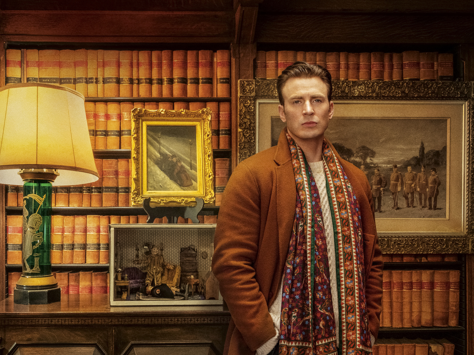 Актер Крис Эванс в фильме Достать ножи, 2019