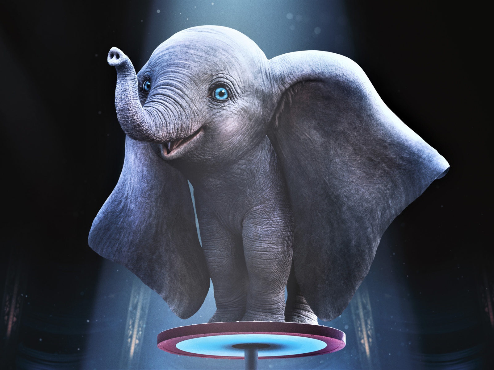 Слоненок из нового фильма Дамбо, 2019