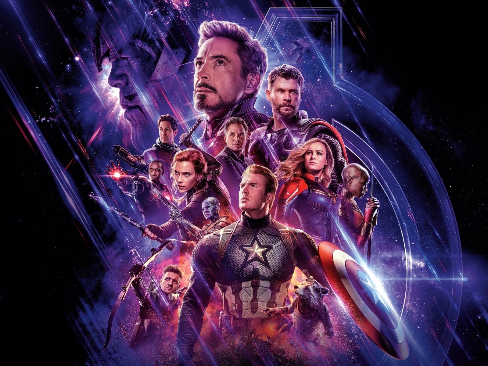 Characters superhero movie Avengers: Final 2019 year