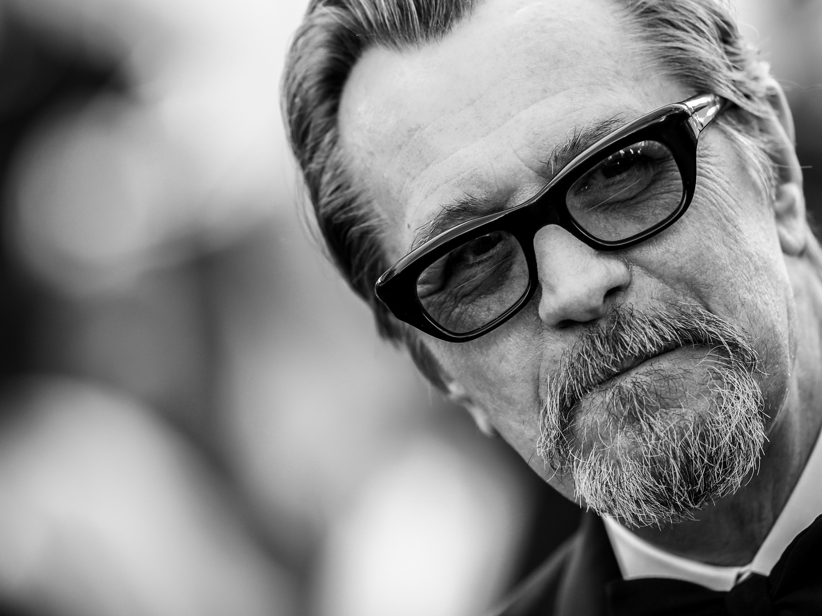 Актер Гэри Олдман черно белое фото