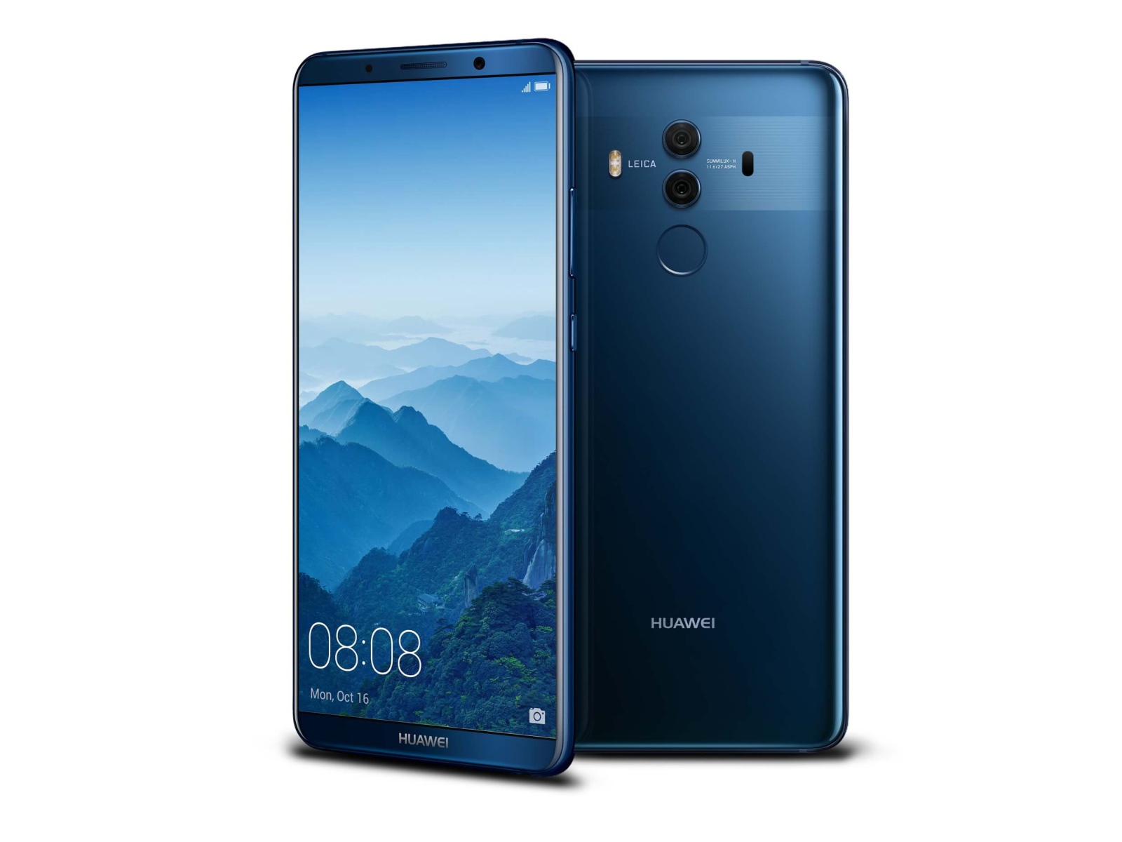 Смартфон Huawei Mate-10 Pro 1 на белом фоне