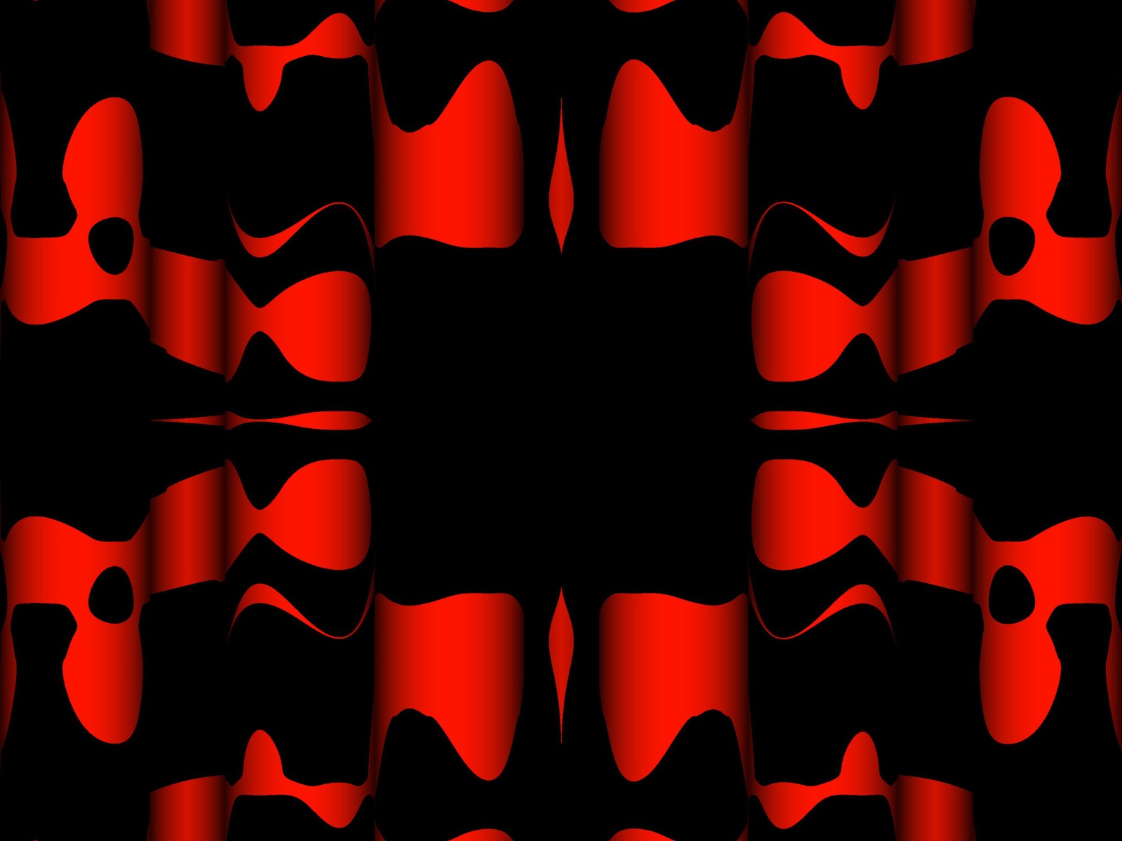 Черные и красные узоры крупным планом