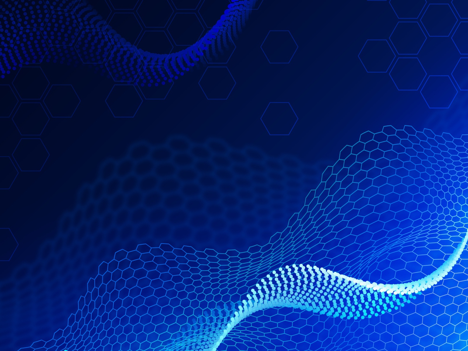 Неоновые абстрактные соты