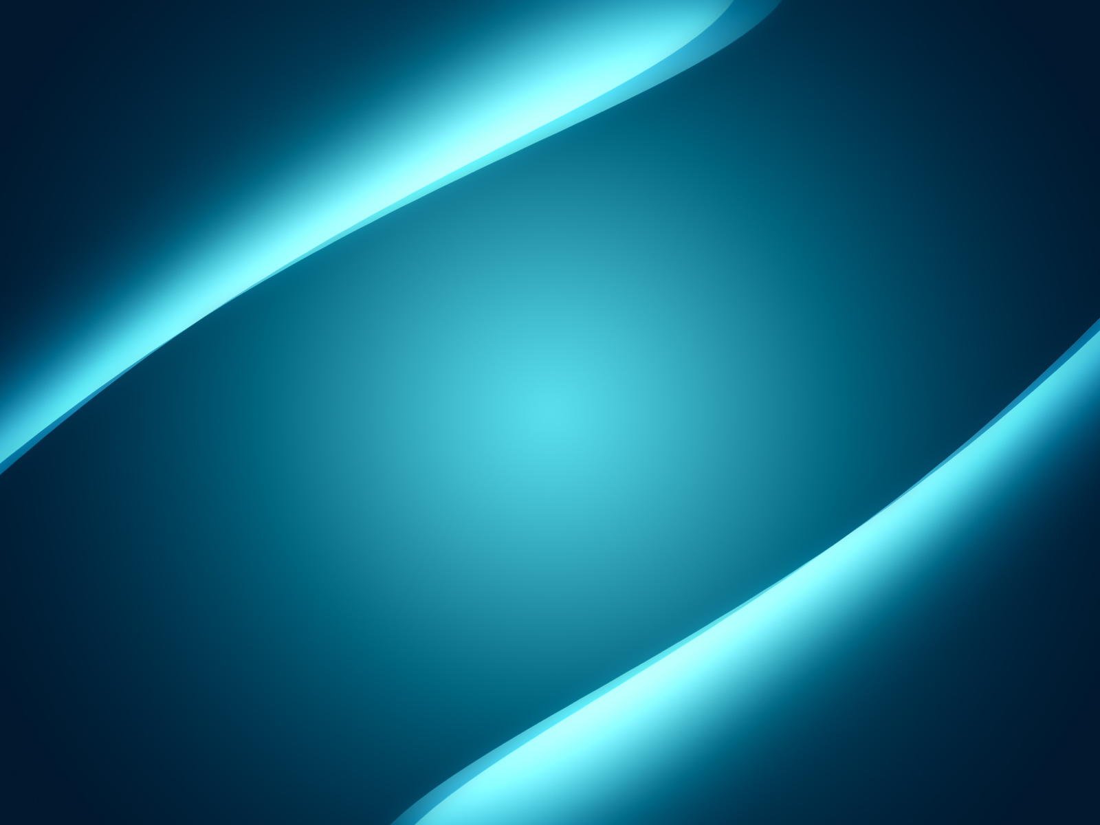 Неоновые голубые волнистые линии на синем фоне 