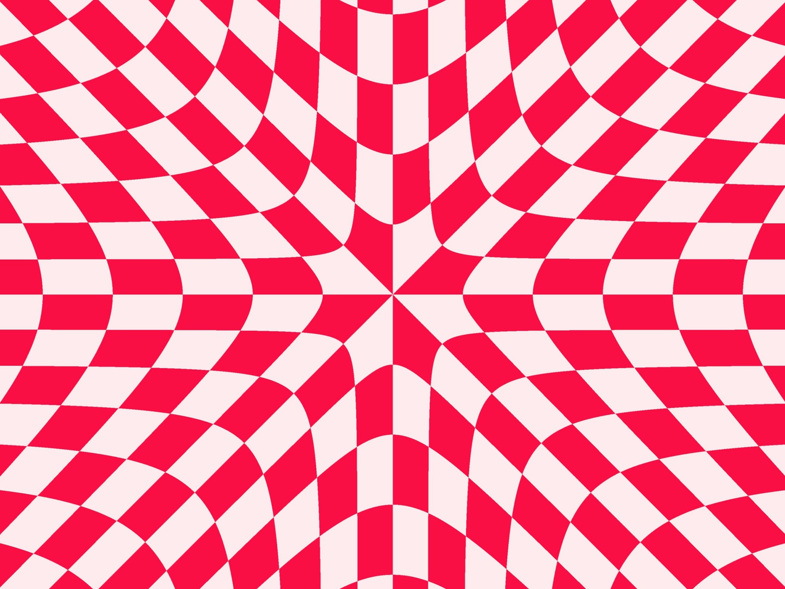 Red - white drawing illusion