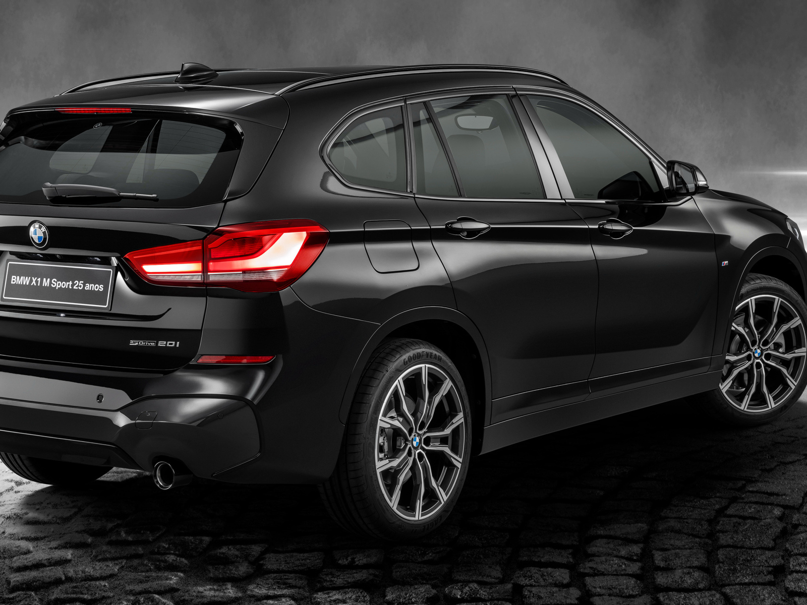 Автомобиль BMW X1 SDrive20i M Sport 25 Anos 2020 года вид сзади