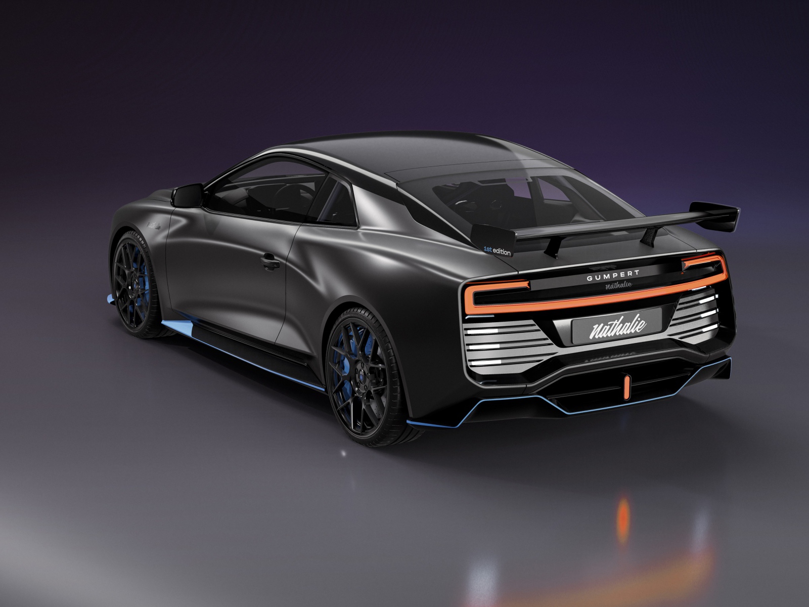 Автомобиль Gumpert RG Nathalie First Edition 2020 года вид сзади