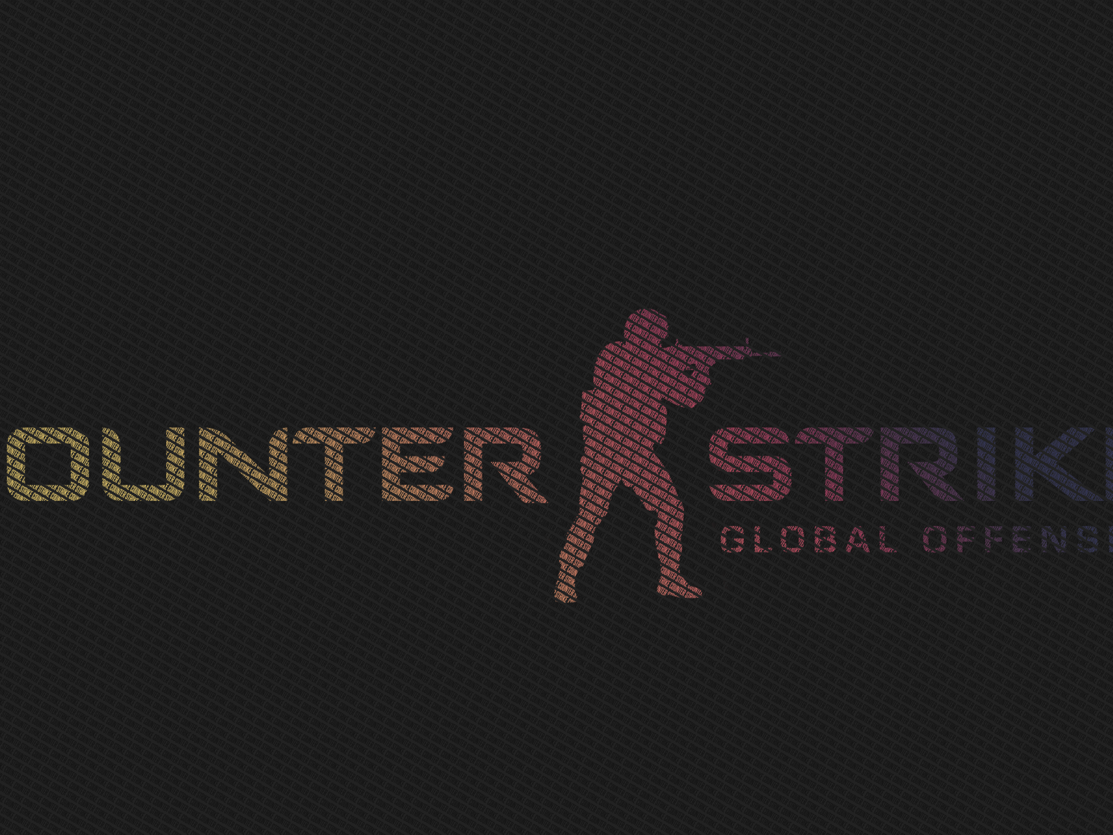 Постер игры Counter-Strike: Global Offensive на сером фоне 