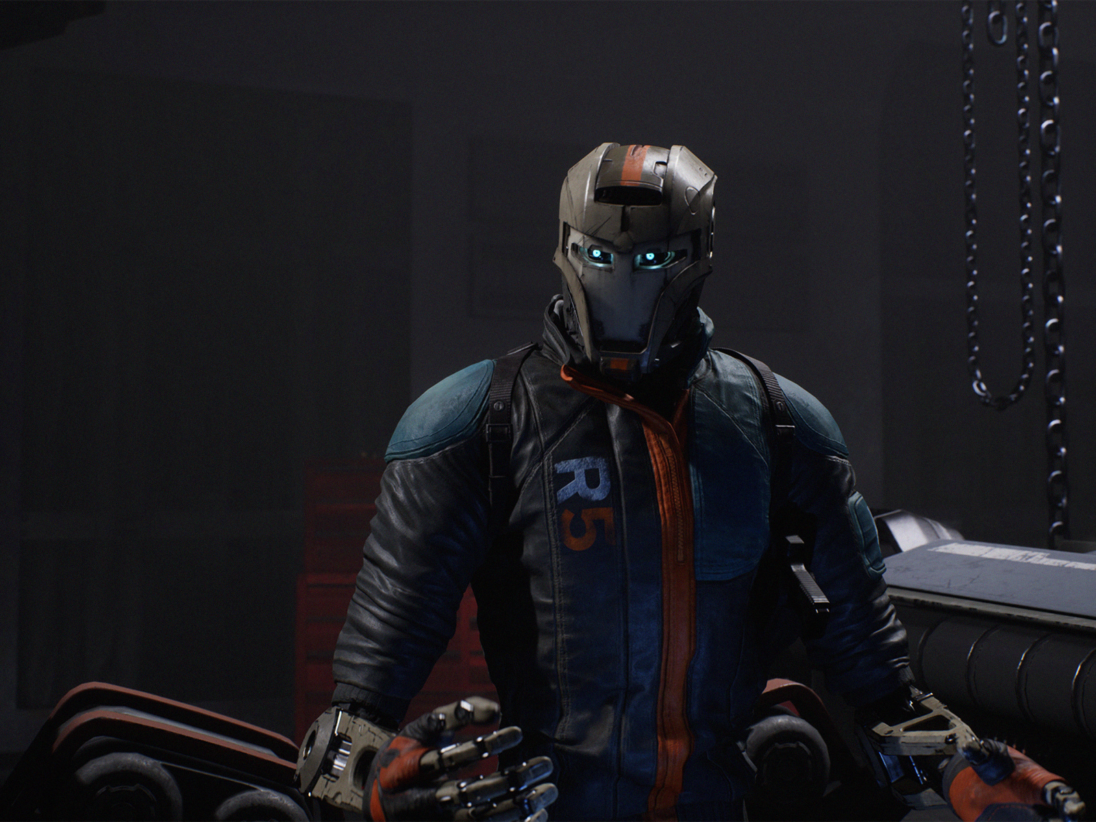 Киборг из компьютерной игры Disintegration, 2020