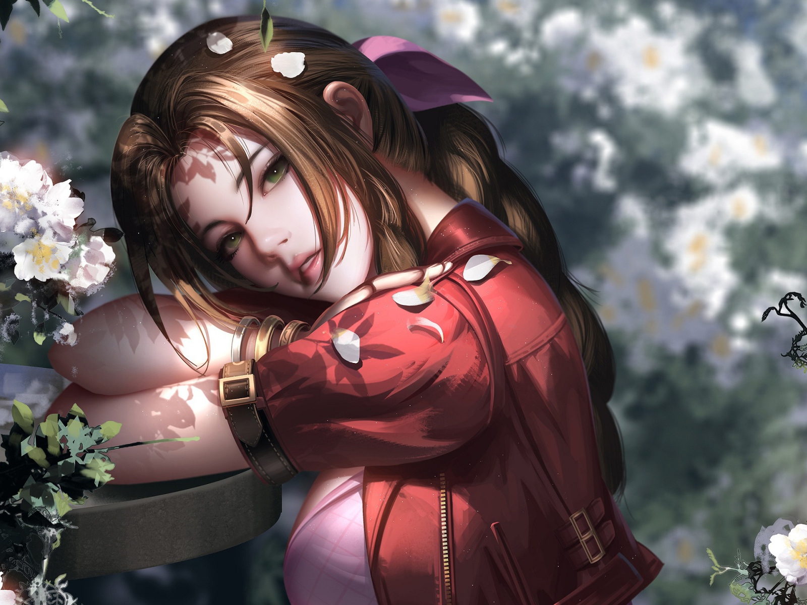 Девушка персонаж компьютерной игры Final Fantasy VII Remake, 2020