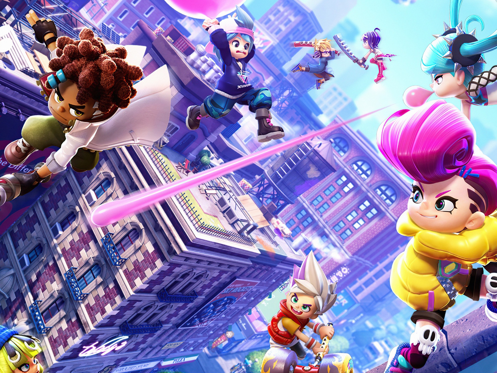 Скриншот компьютерной игры Ninjala, 2020