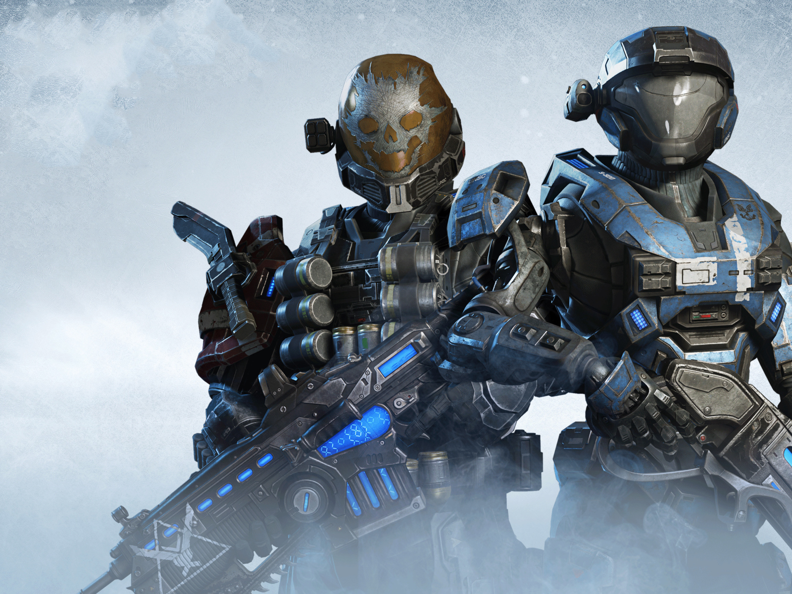 Солдаты из компьютерной игры Gears 5