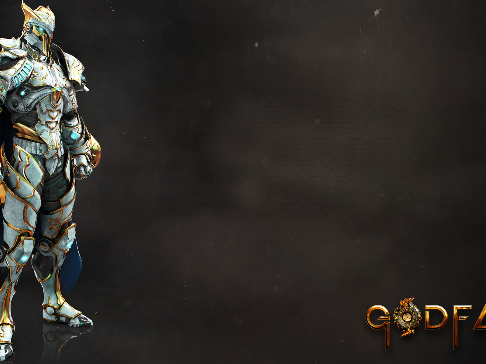 Воин в доспехах компьютерная игра Godfall, 2020