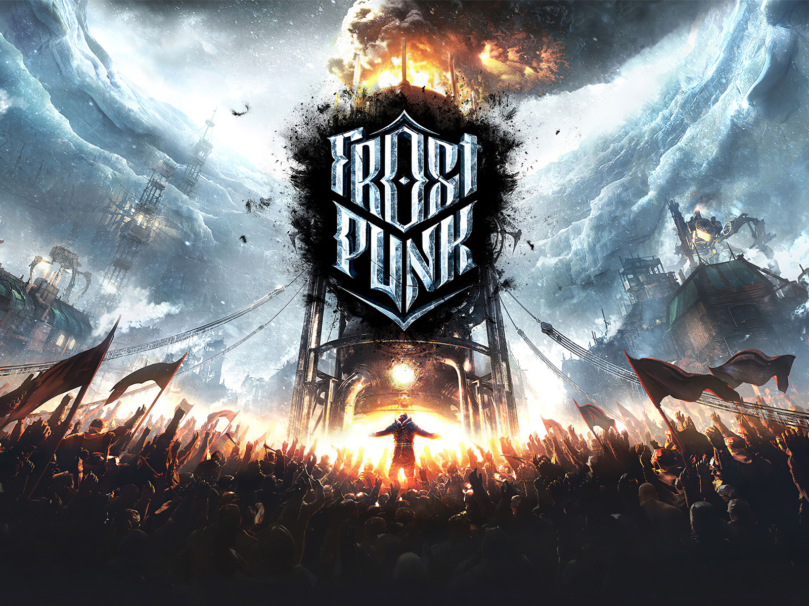 Воины с компьютерной игры Frostpunk 2019