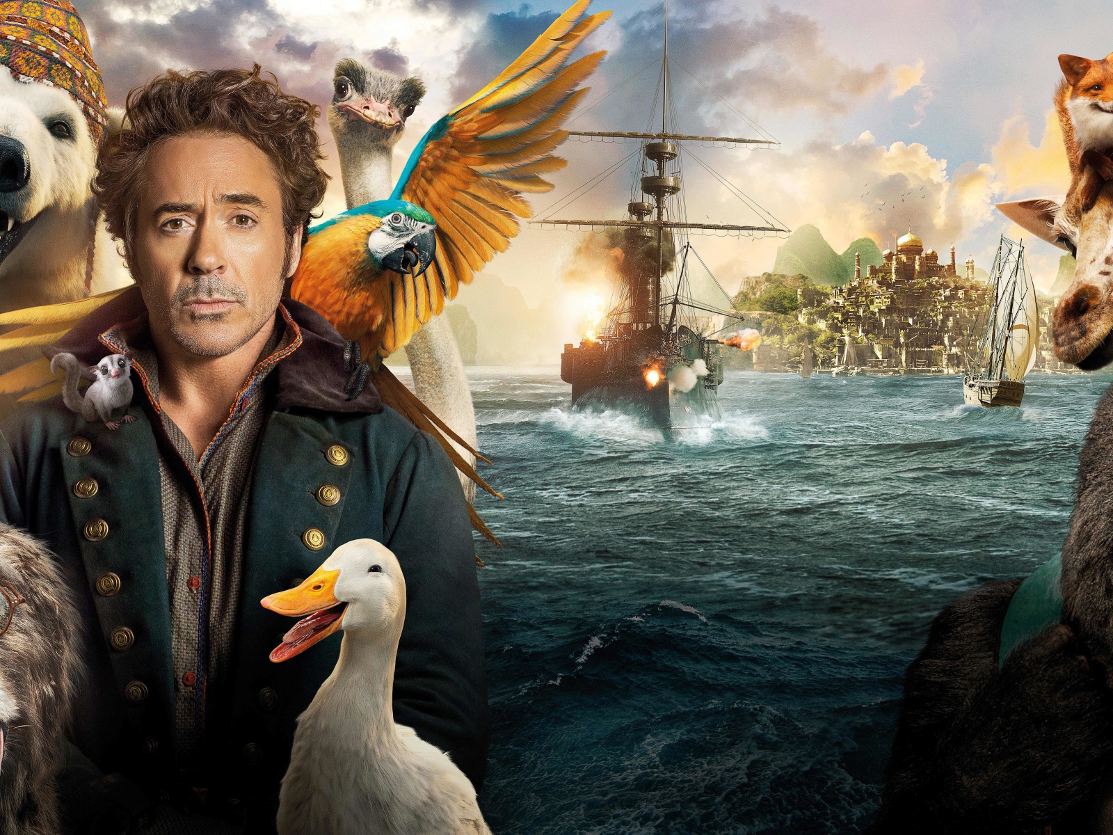 Постер фильма Удивительное путешествие доктора Дулиттла, 2020 года