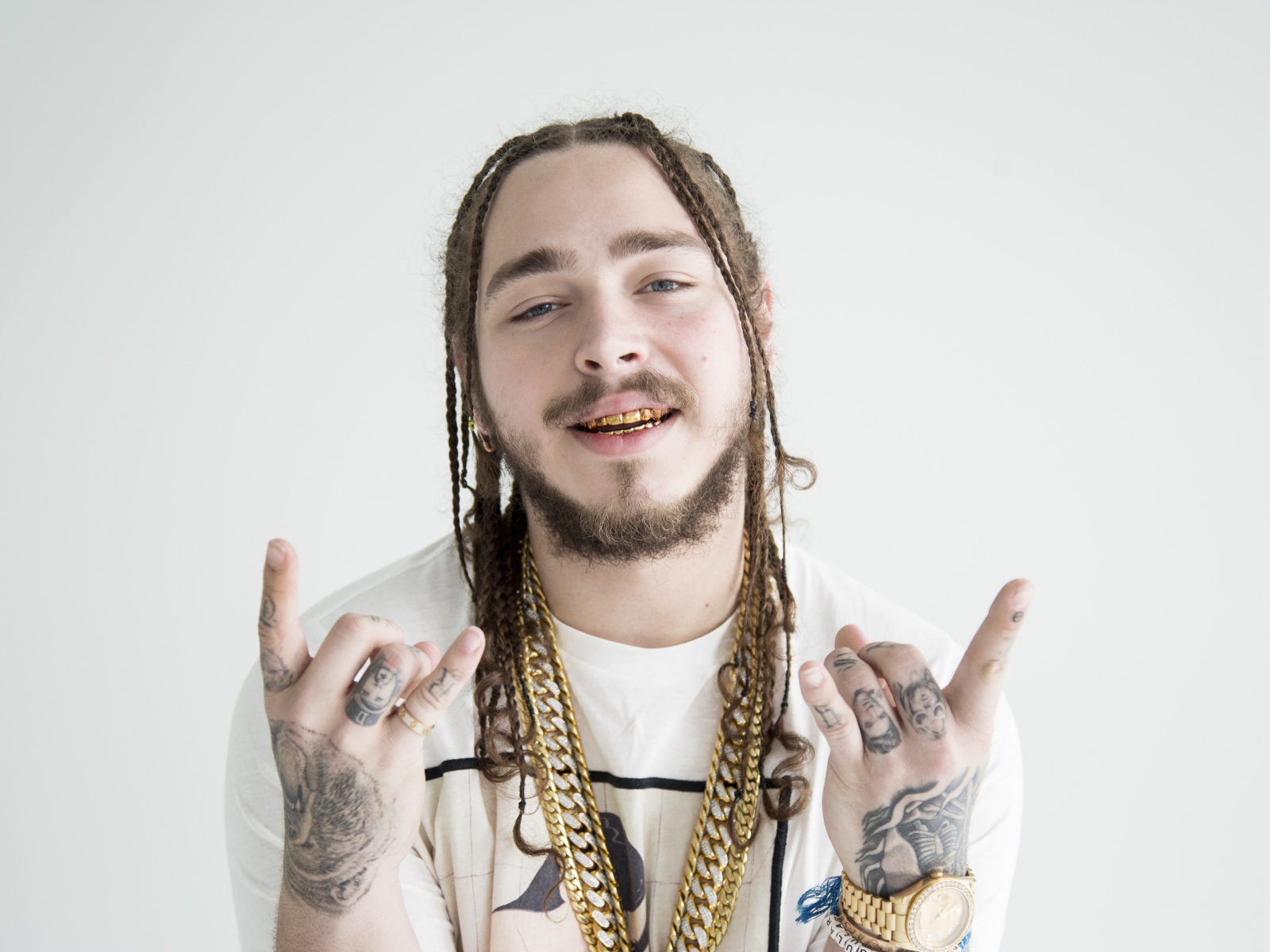 Популярный американский рэпер Post Malone