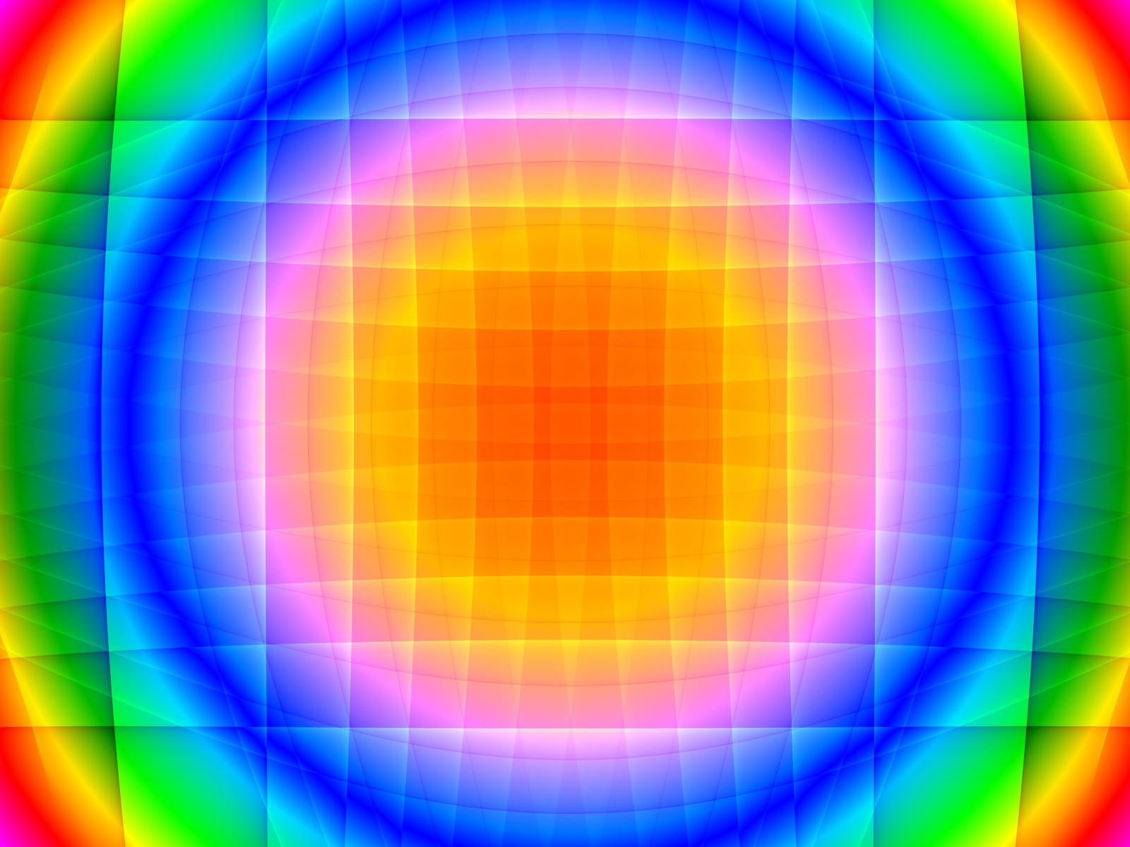 Красивый радужный круг 