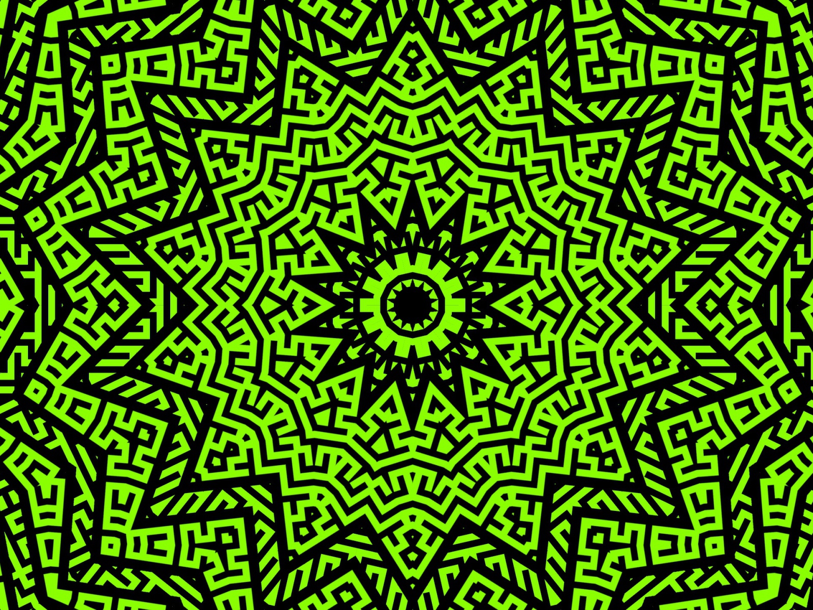 Необычный абстрактный рисунок мандала 