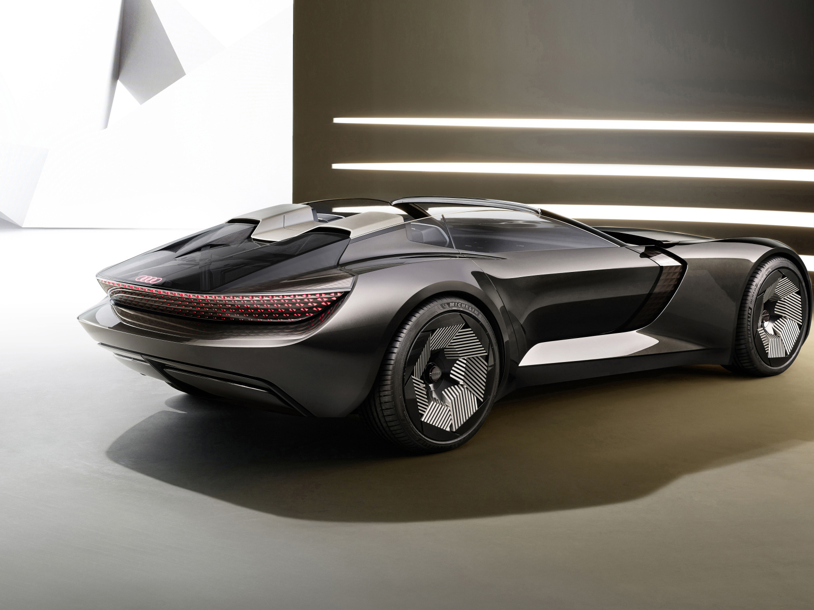 Новый автомобиль Audi Skysphere Concept 2021 года вид сзади