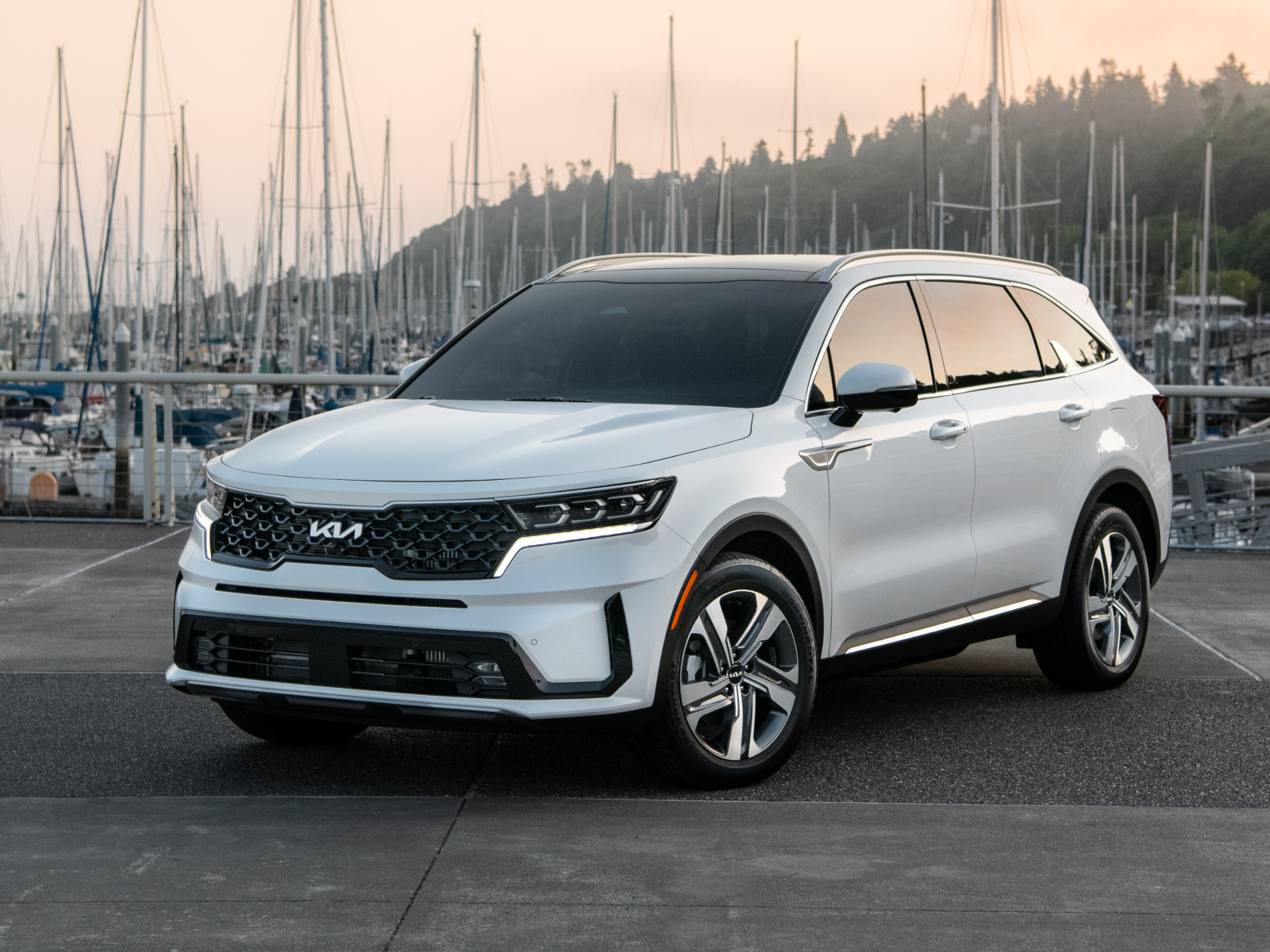 Автомобиль Kia Sorento PHEV, 2022 года в порту
