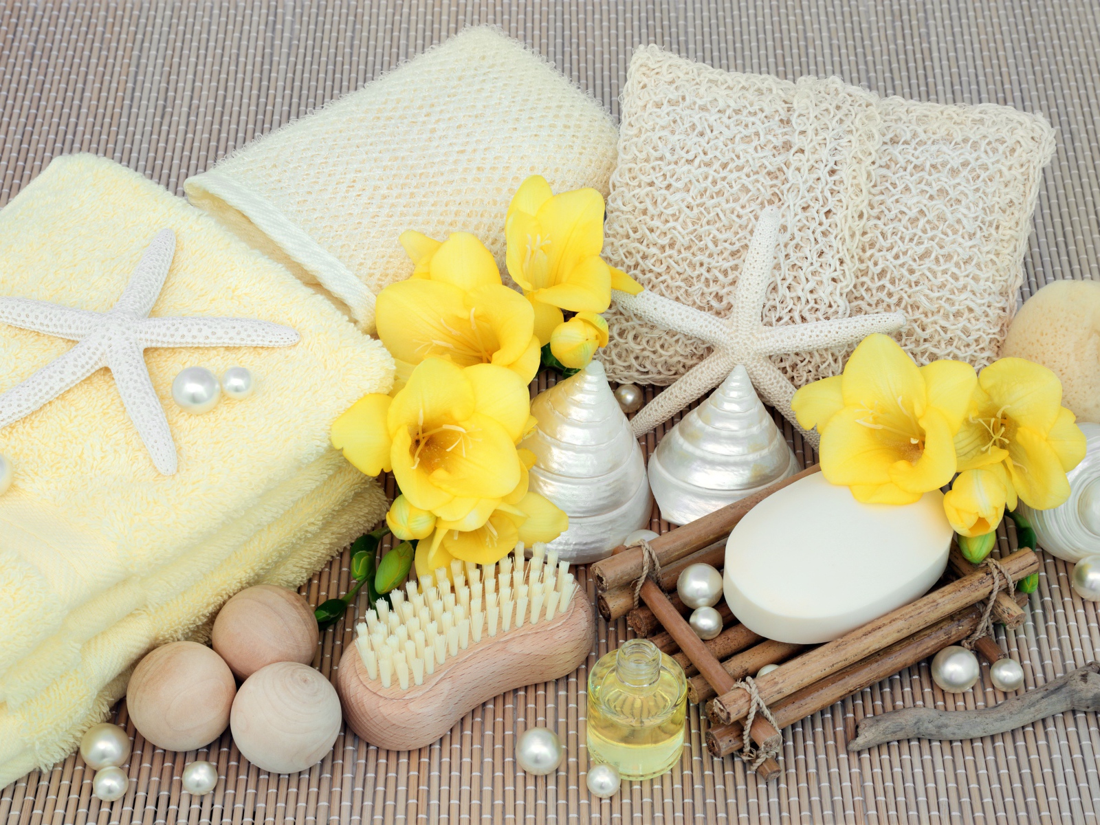 Большой набор средств для СПА процедур