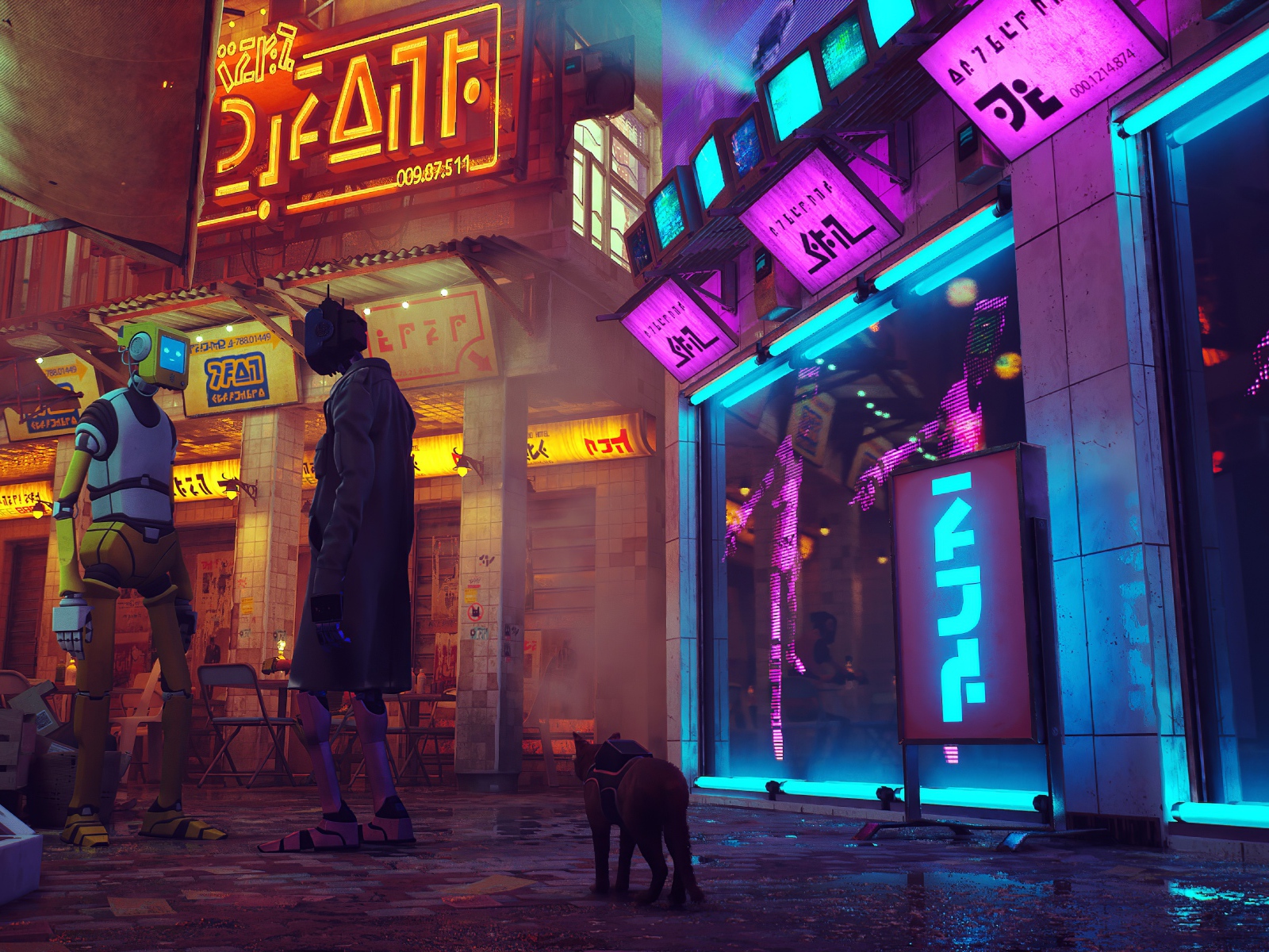 Кадр компьютерной игры Stray, 2021