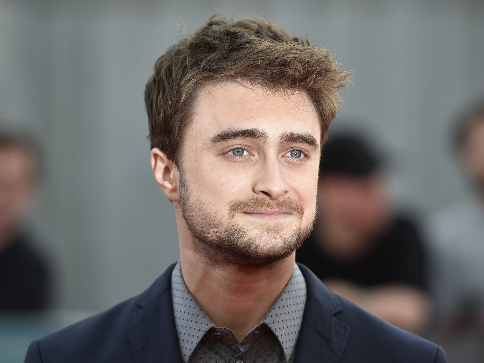 Handsome blue-eyed man, actor Daniel Radcliffe