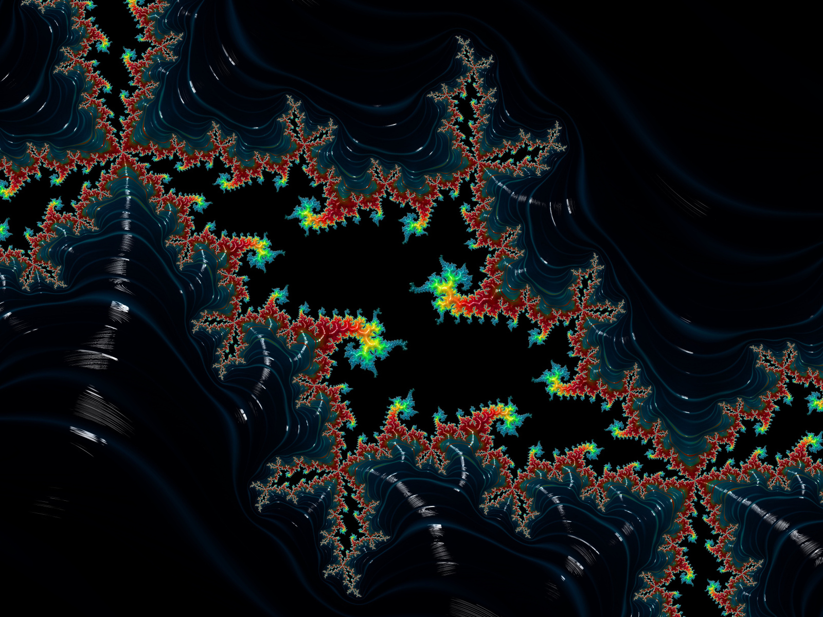 Странный  фрактальный рисунок