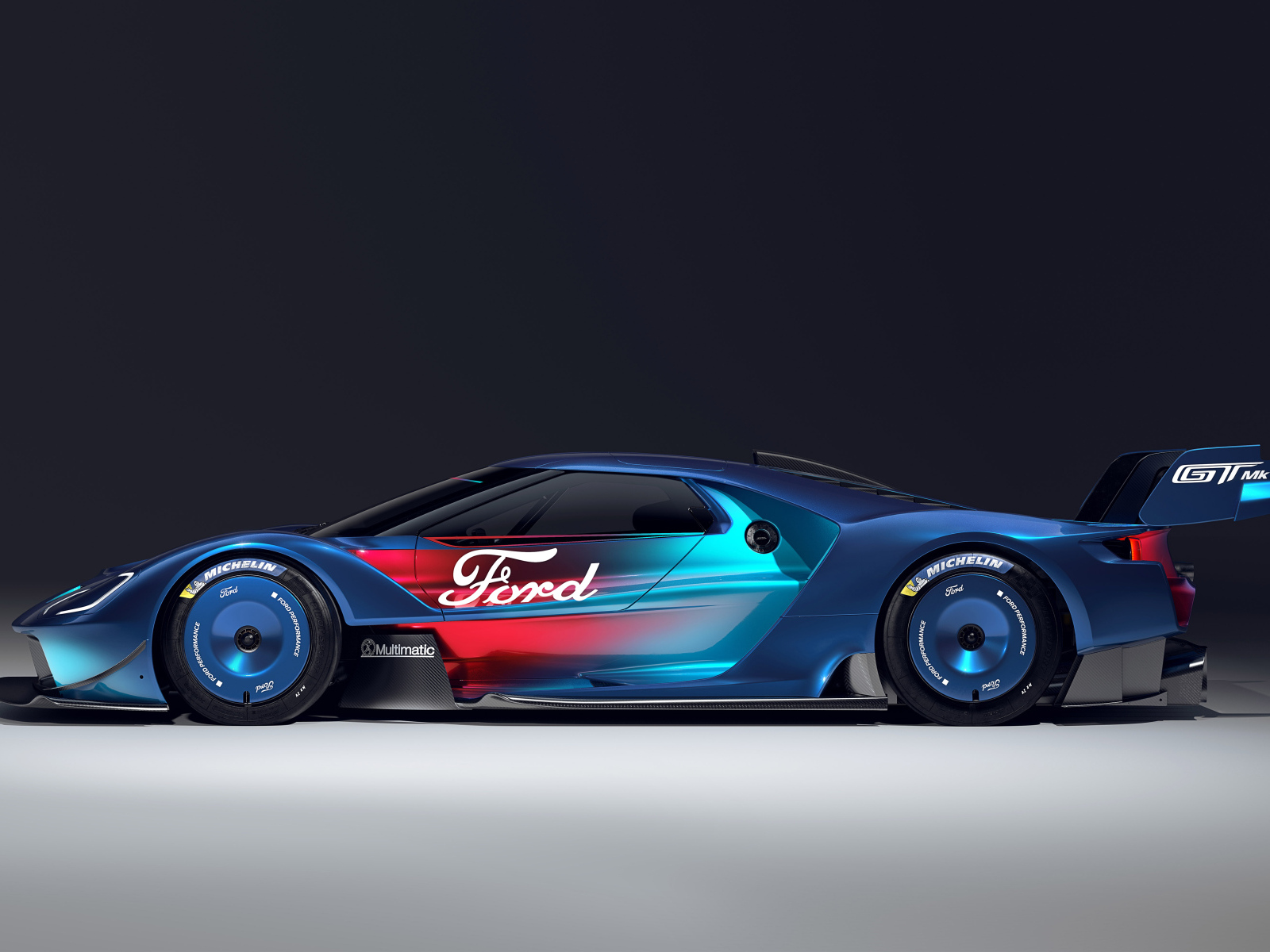 Гоночный автомобиль Ford GT Mk IV 2023 года