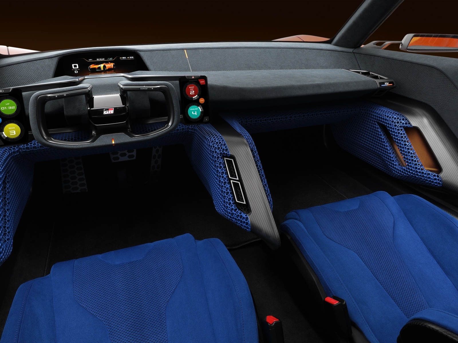 Салон автомобиля Toyota FT-Se